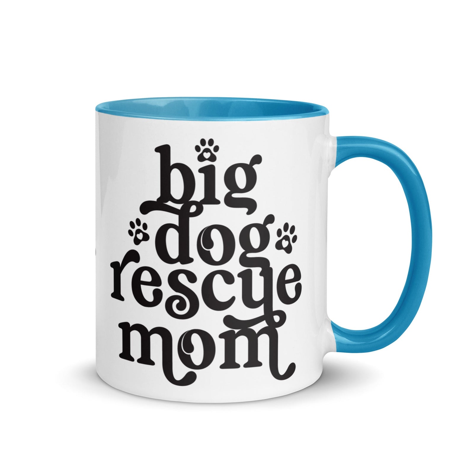 Big Dog Rescue Mom Mug with Color Inside - Lucy + Norman