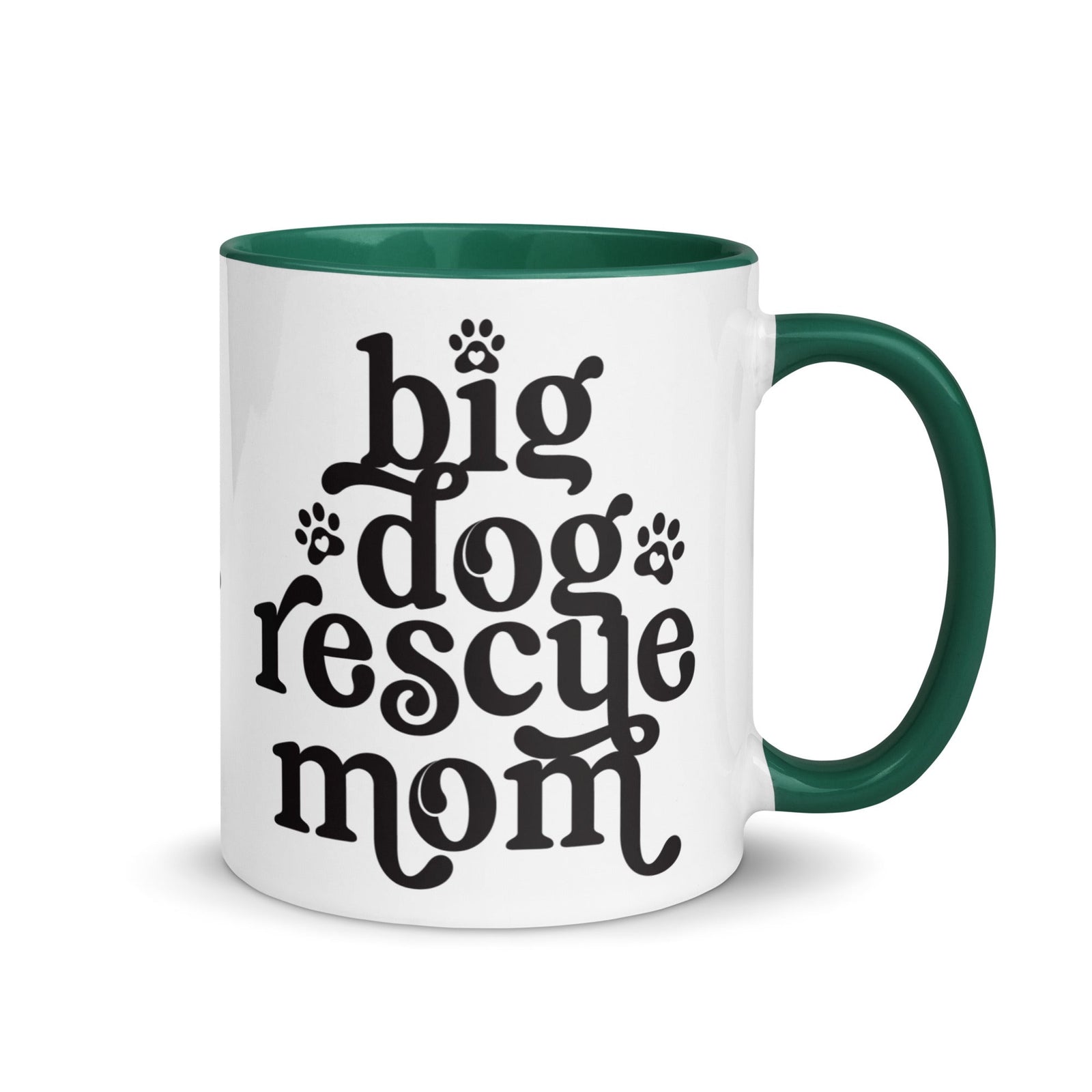Big Dog Rescue Mom Mug with Color Inside - Lucy + Norman