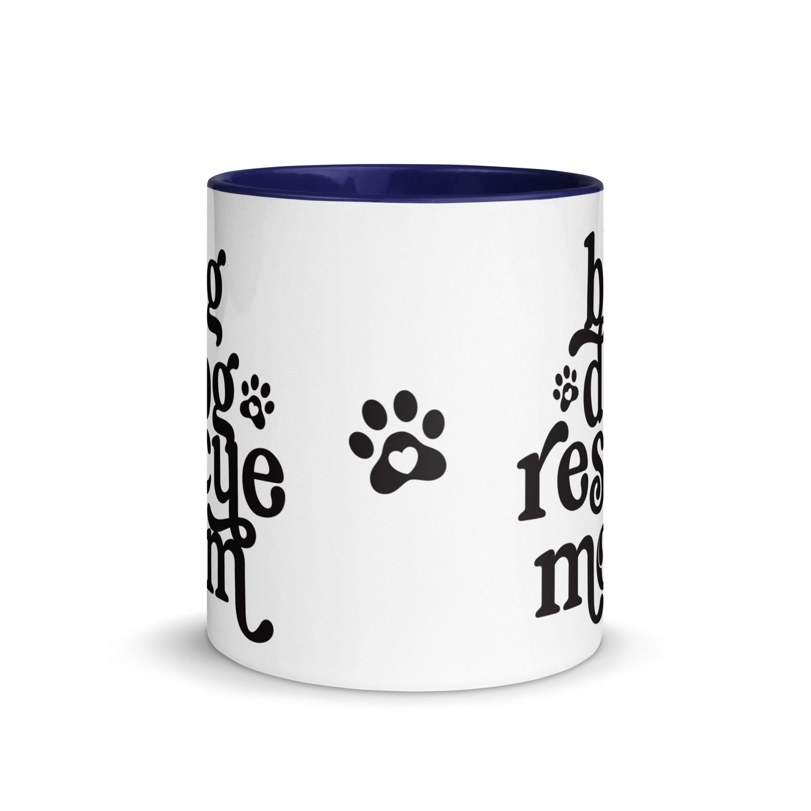 Big Dog Rescue Mom Mug with Color Inside - Lucy + Norman