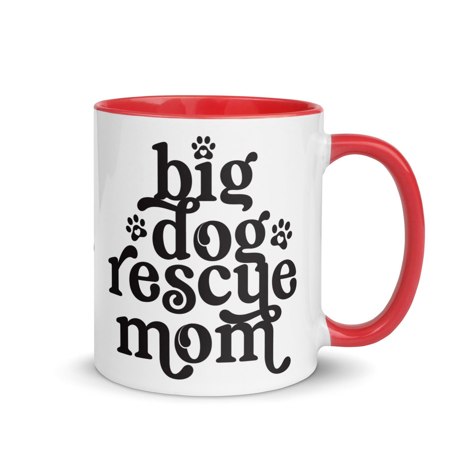 Big Dog Rescue Mom Mug with Color Inside - Lucy + Norman