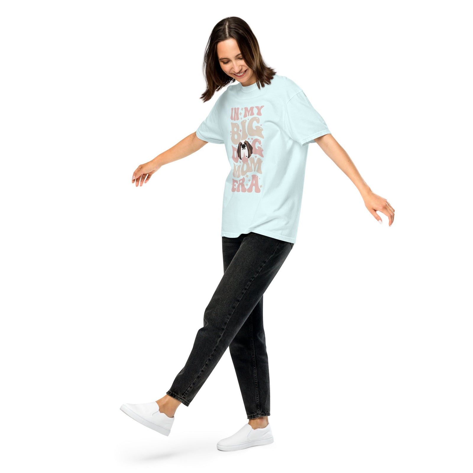 In My Big Dog Mom Era Light Comfort Colors Tee - Lucy + Norman