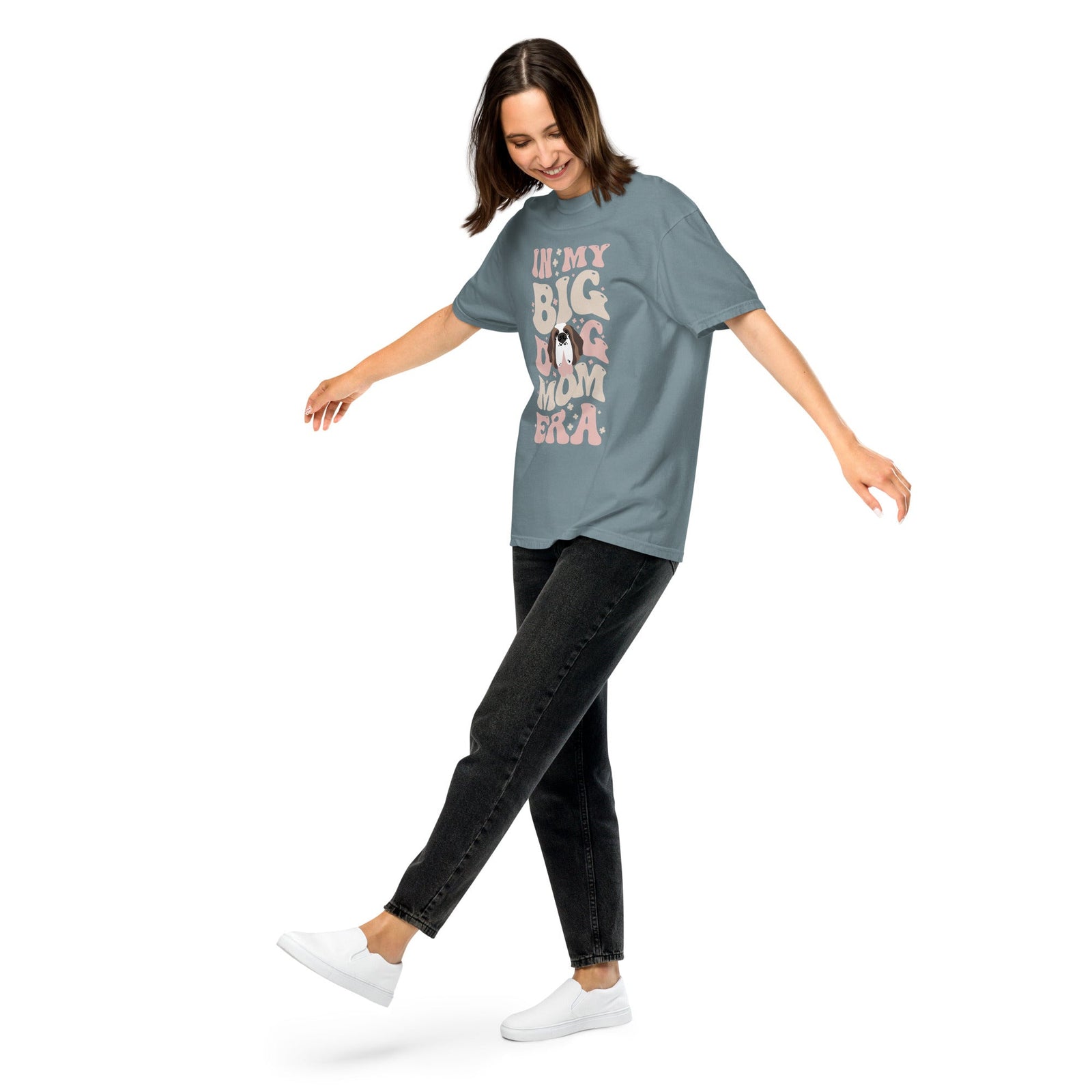 In My Big Dog Mom Era Light Comfort Colors Tee - Lucy + Norman