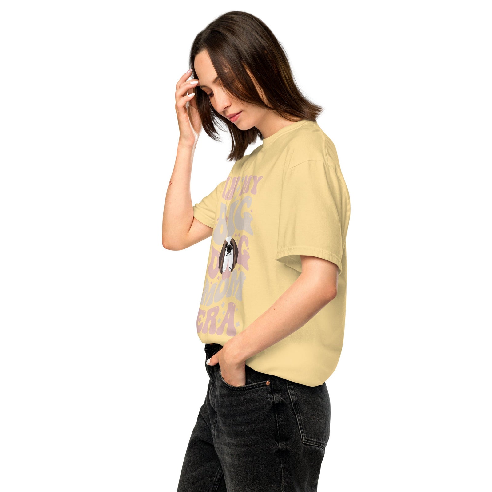 In My Big Dog Mom Era Light Comfort Colors Tee - Lucy + Norman
