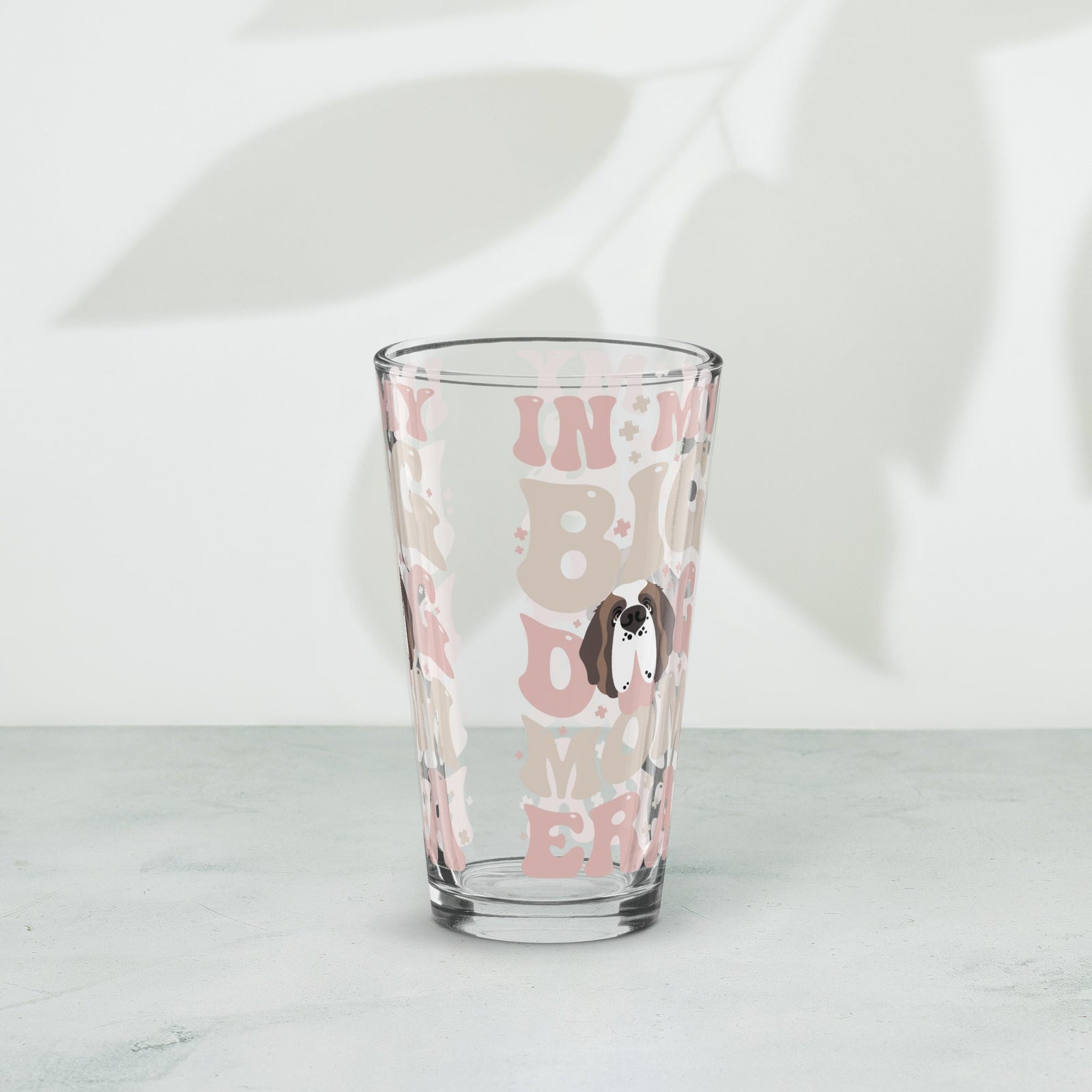 In My Big Dog Mom Era Pint Glass - Lucy + Norman