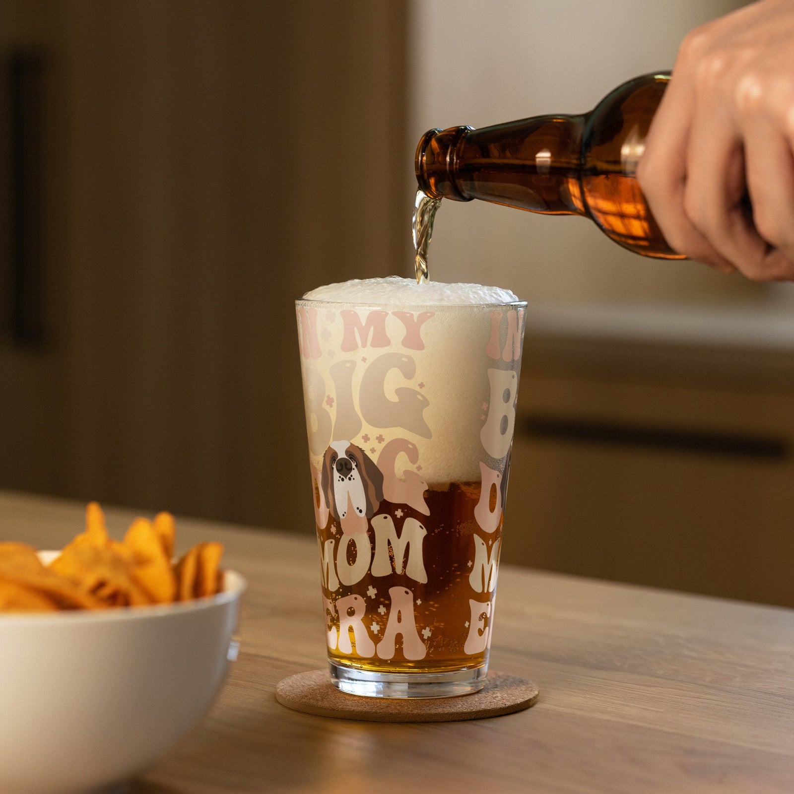 In My Big Dog Mom Era Pint Glass - Lucy + Norman