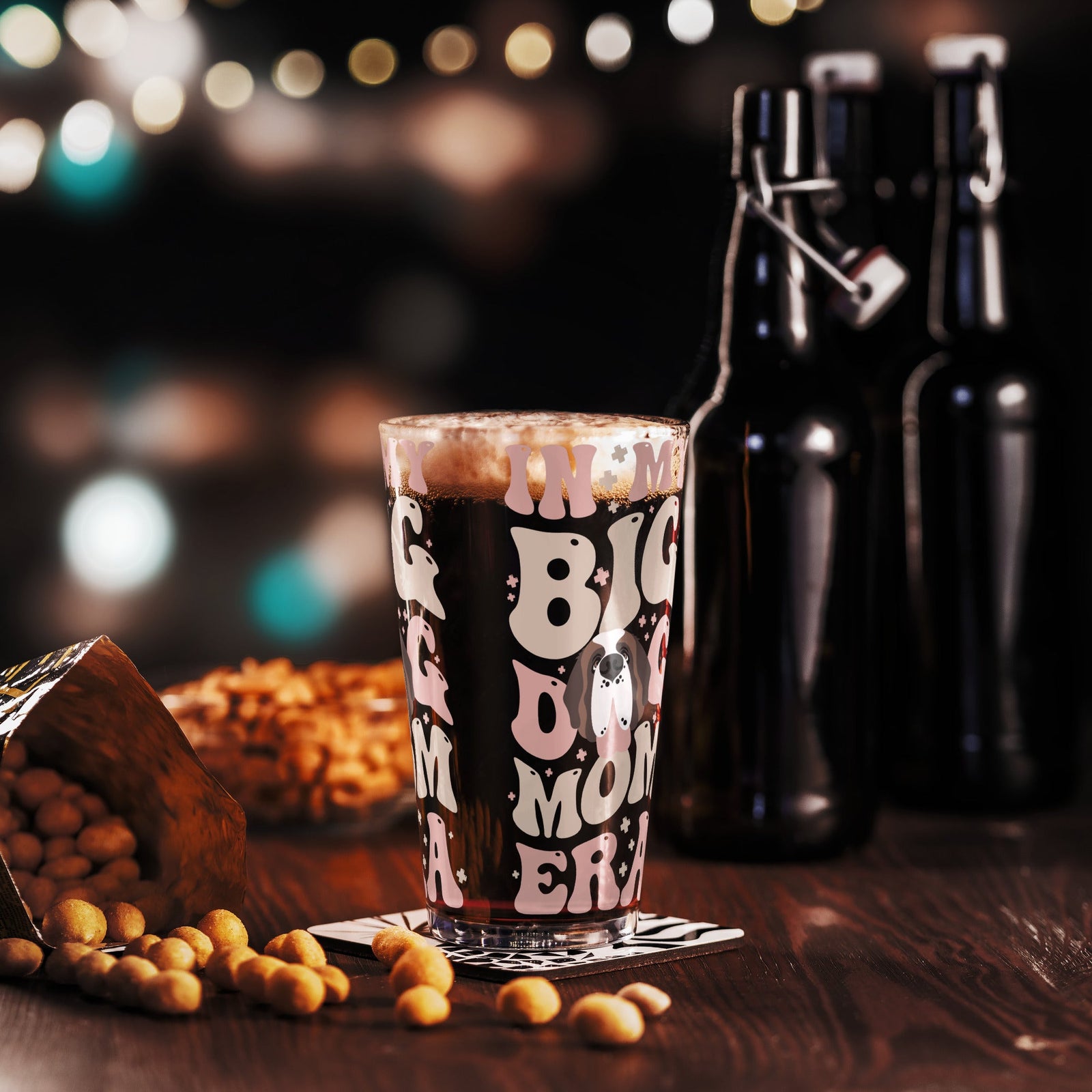 In My Big Dog Mom Era Pint Glass - Lucy + Norman