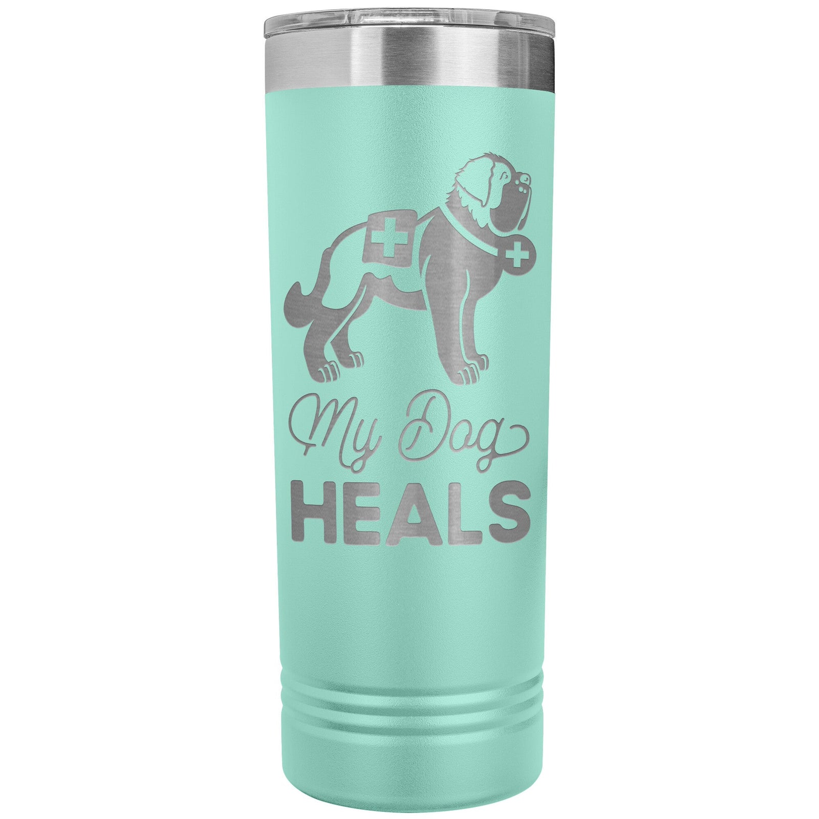 My Dog Heals Skinny Tumbler - Lucy + Norman