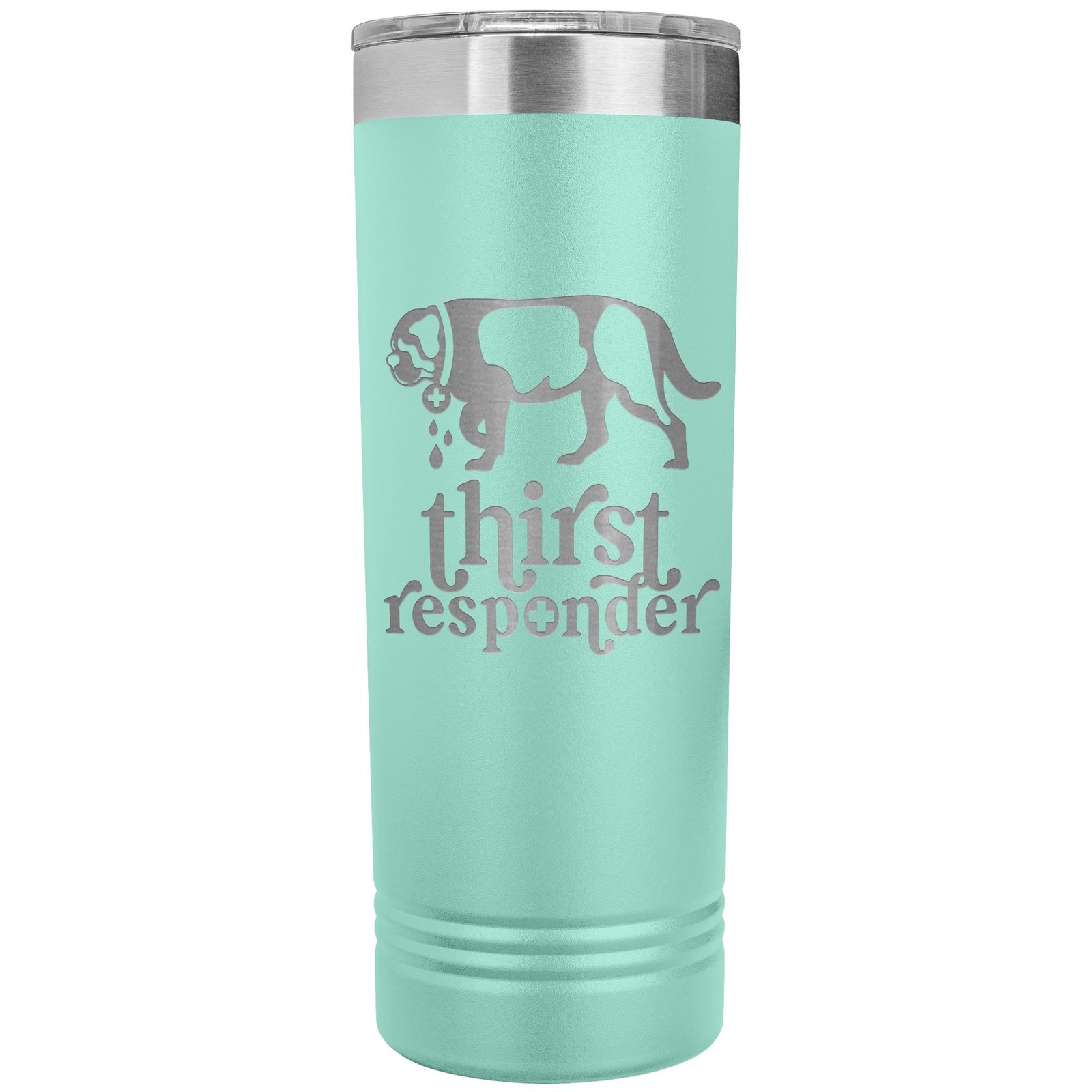 Saint Bernard Dog Thirst Responder Skinny Tumbler - Lucy + Norman