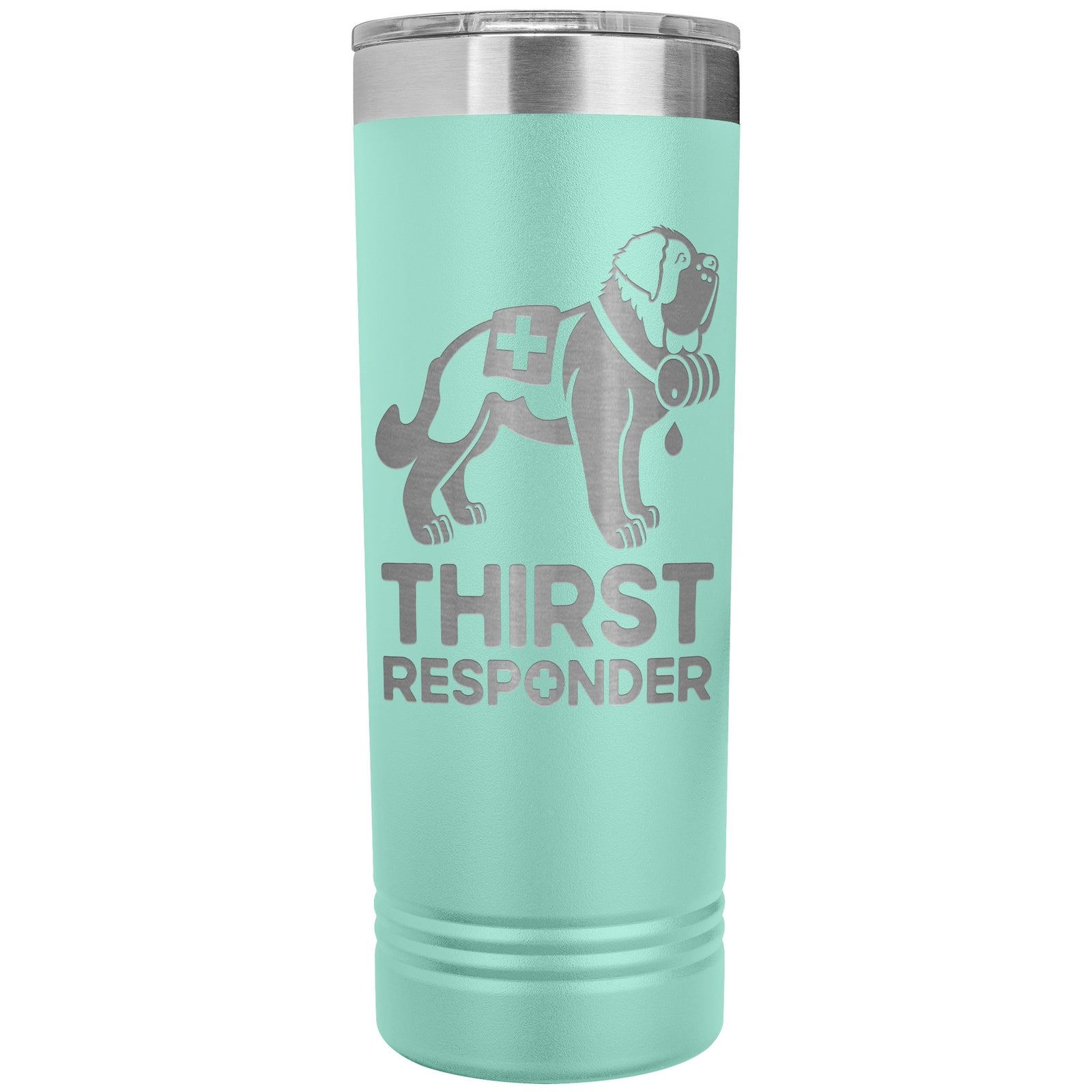 Saint Bernard Dog Thirst Responder Skinny Tumbler - Lucy + Norman