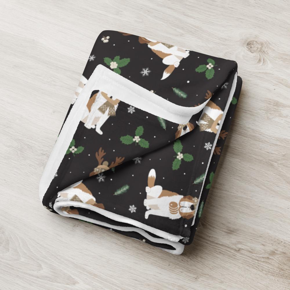 St Reindeer Pines Throw Blanket - Lucy + Norman