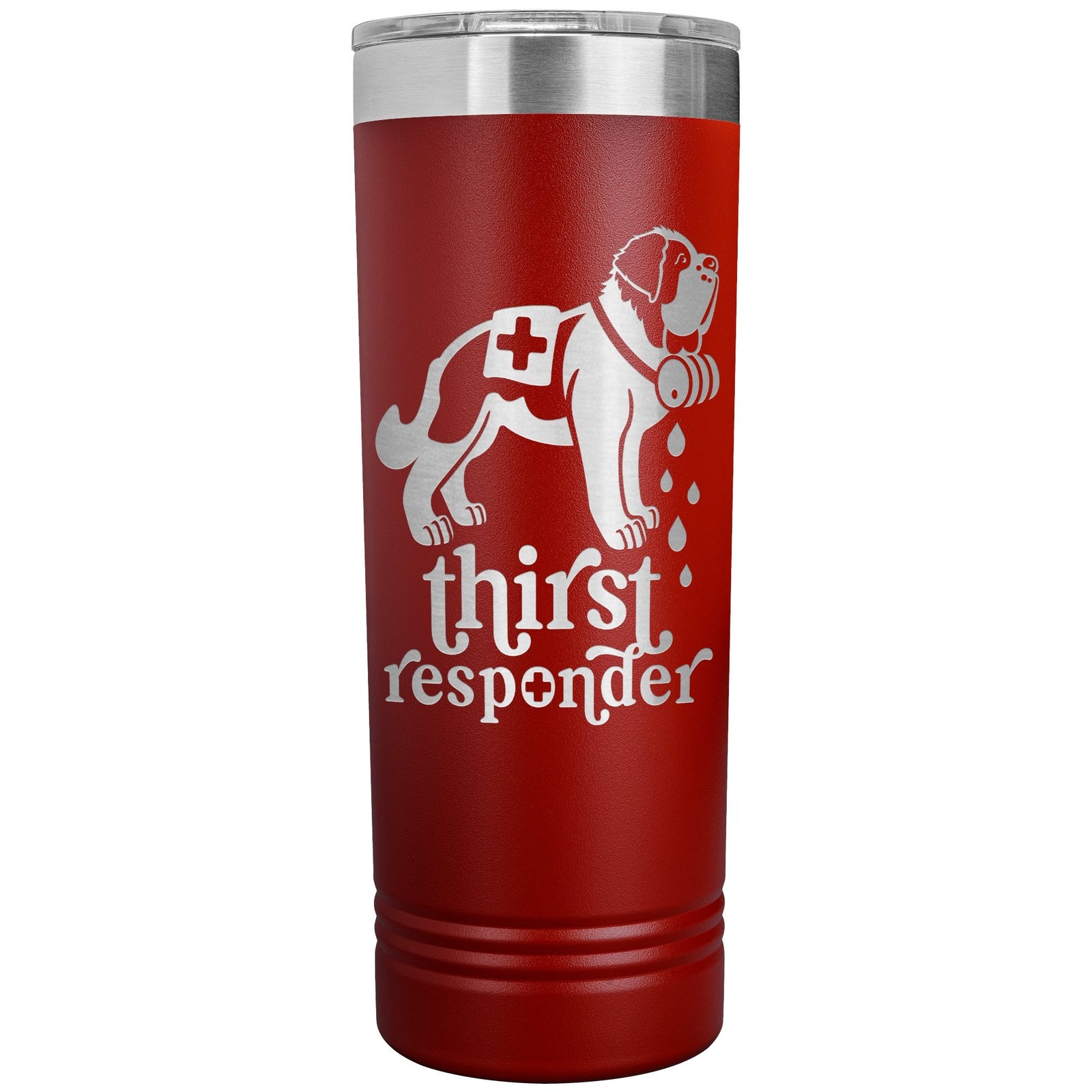 Thirst Responder Saint Bernard Skinny Tumbler - Lucy + Norman