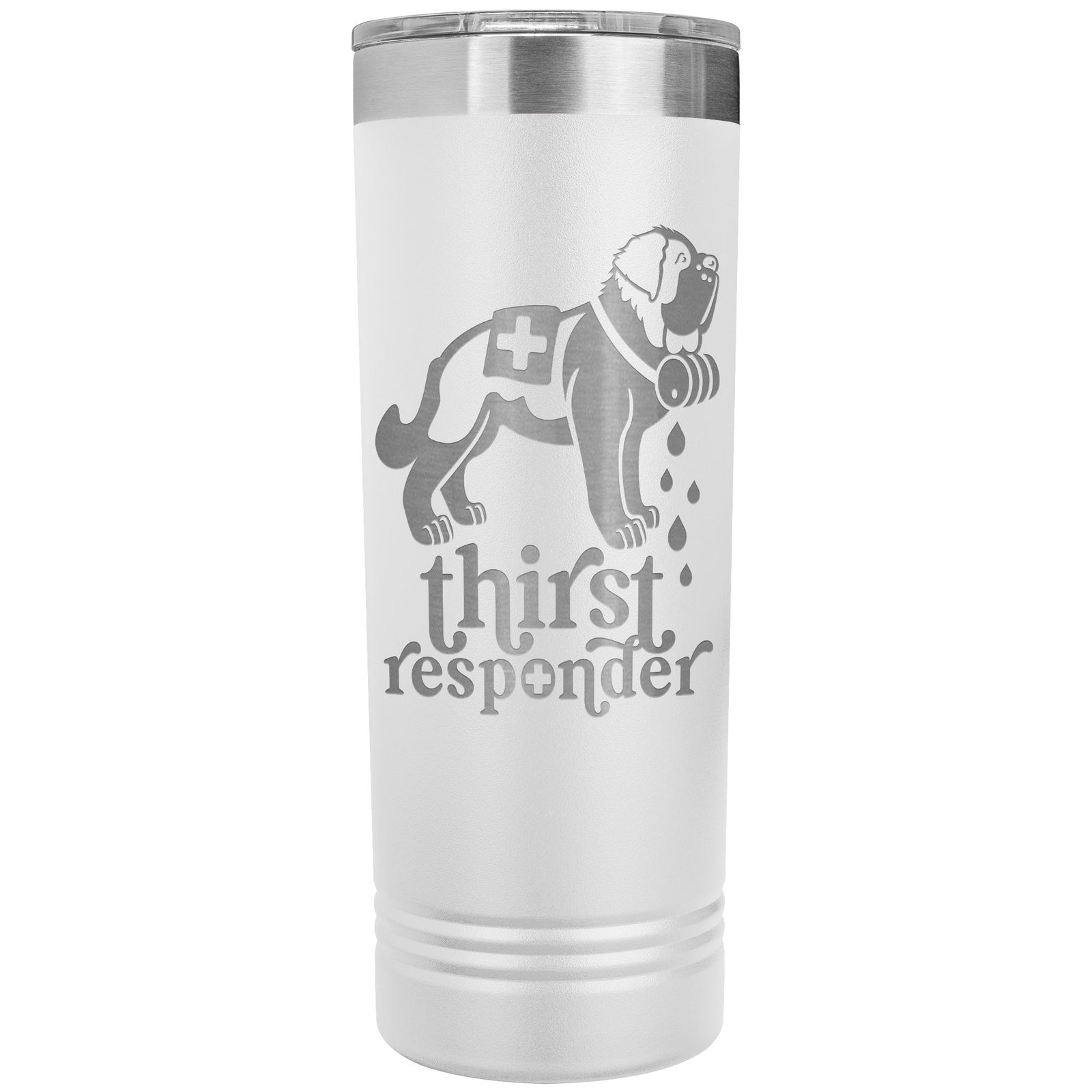 Thirst Responder Saint Bernard Skinny Tumbler - Lucy + Norman