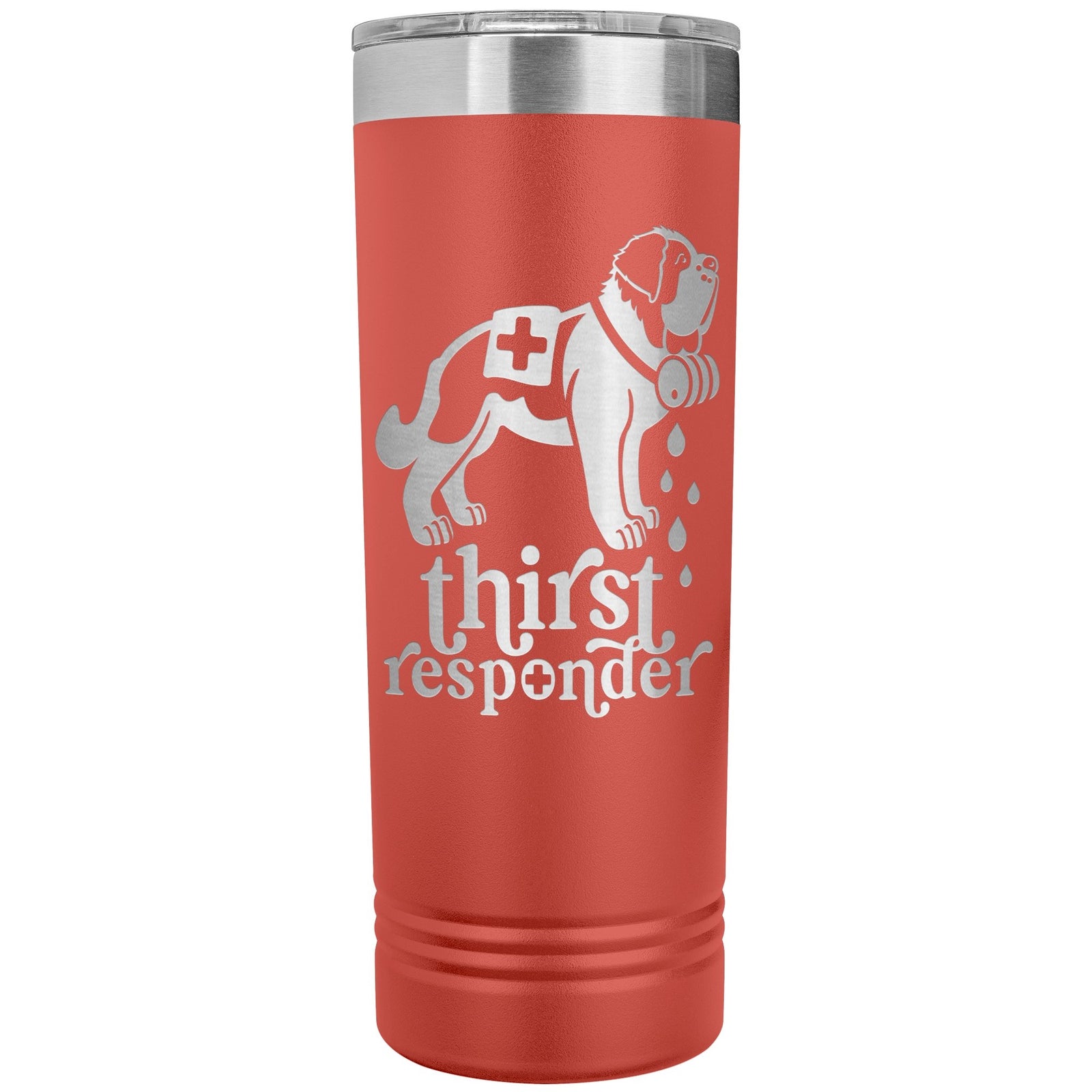 Thirst Responder Saint Bernard Skinny Tumbler - Lucy + Norman