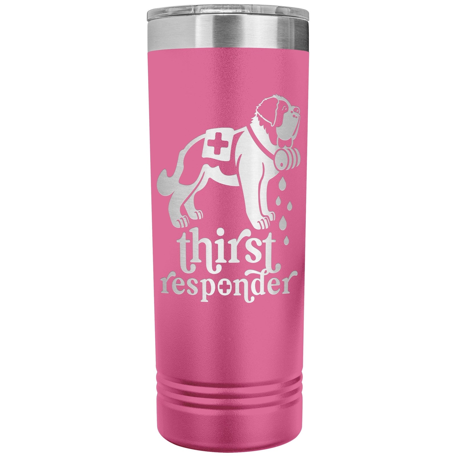 Thirst Responder Saint Bernard Skinny Tumbler - Lucy + Norman
