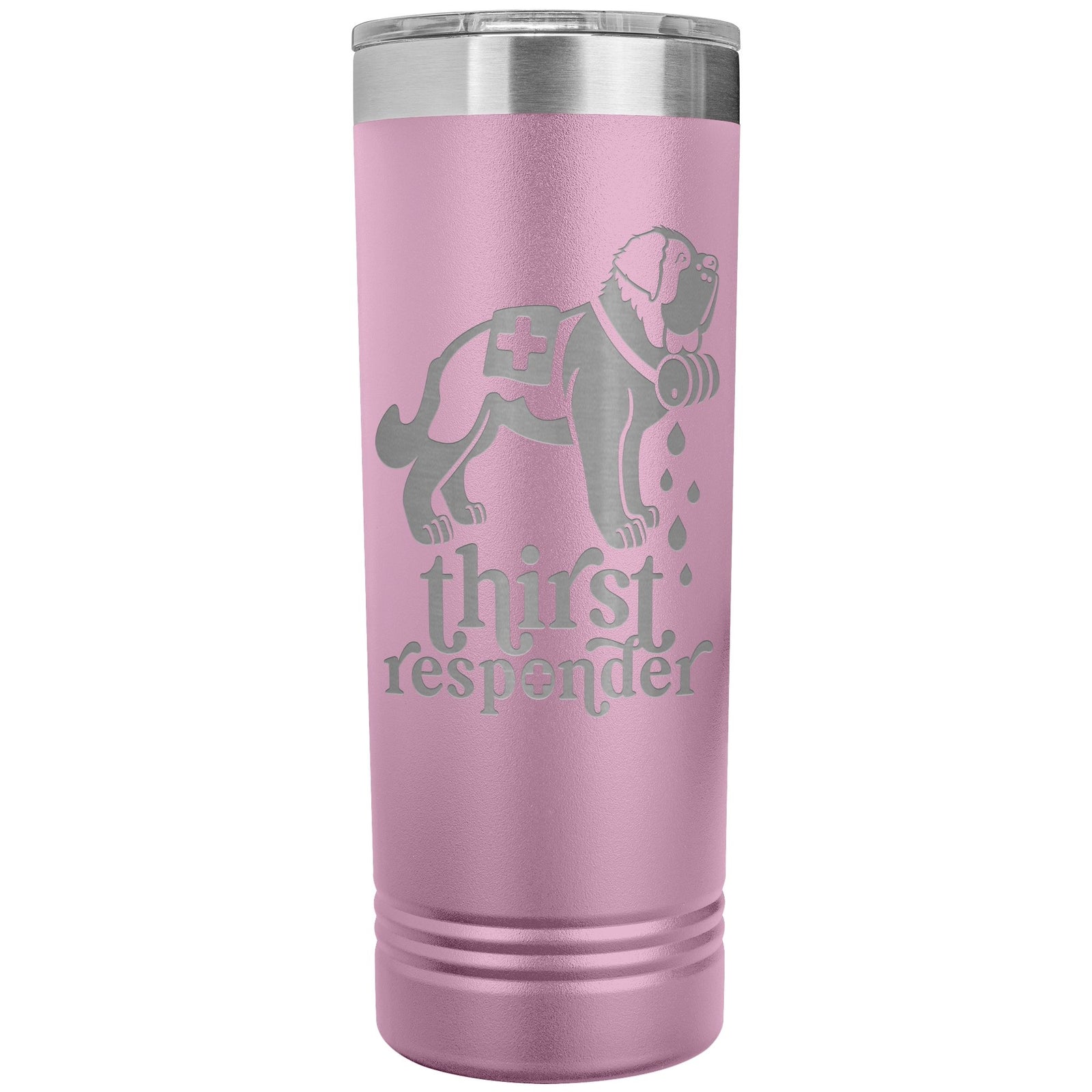 Thirst Responder Saint Bernard Skinny Tumbler - Lucy + Norman