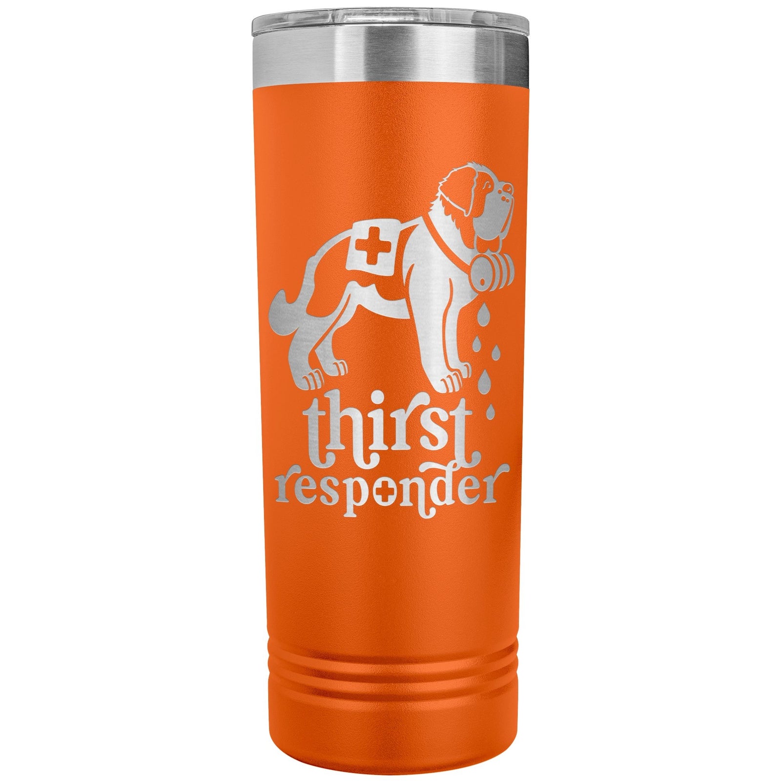 Thirst Responder Saint Bernard Skinny Tumbler - Lucy + Norman