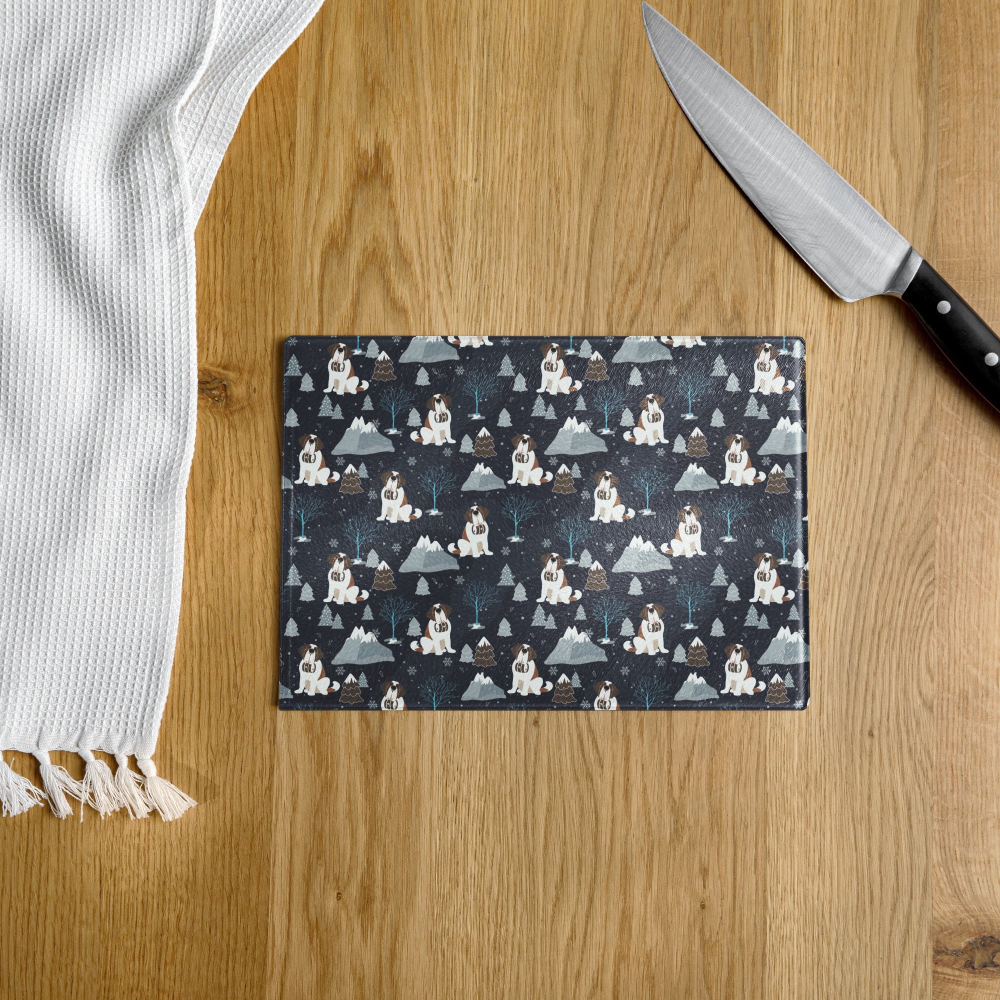 Alpine Chill Glass Cutting Board - Lucy + Norman