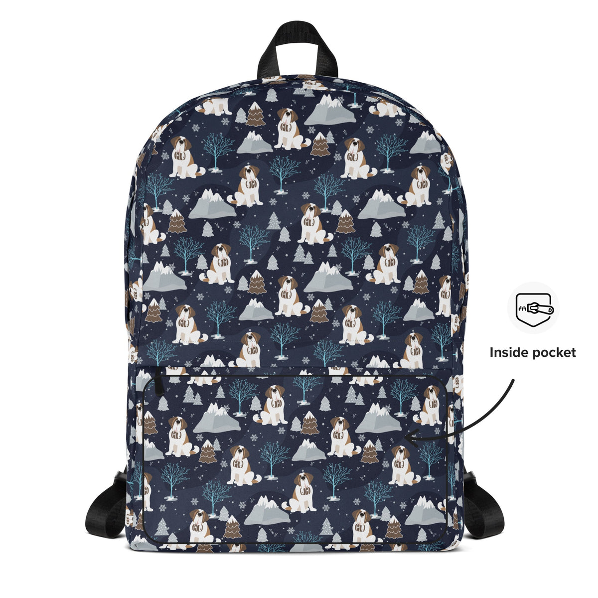 Alpine Chill Saint Bernard Backpack - Lucy + Norman