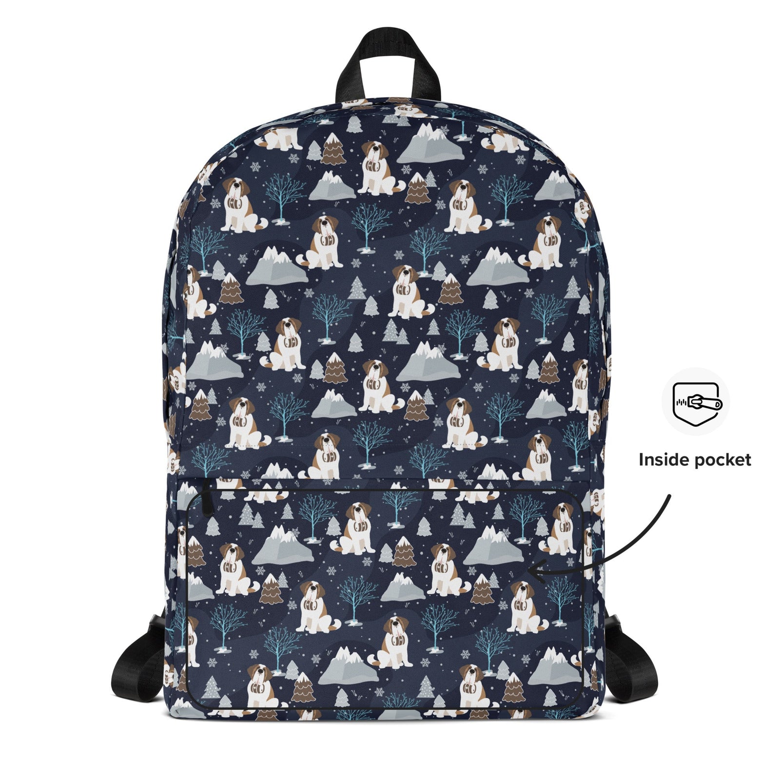 Alpine Chill Saint Bernard Backpack - Lucy + Norman