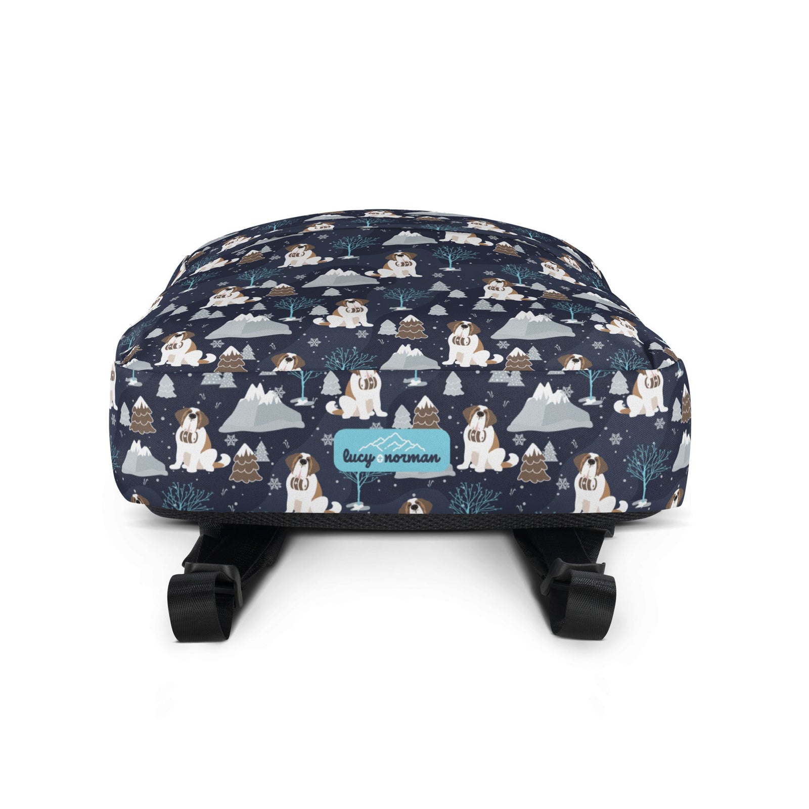 Alpine Chill Saint Bernard Backpack - Lucy + Norman