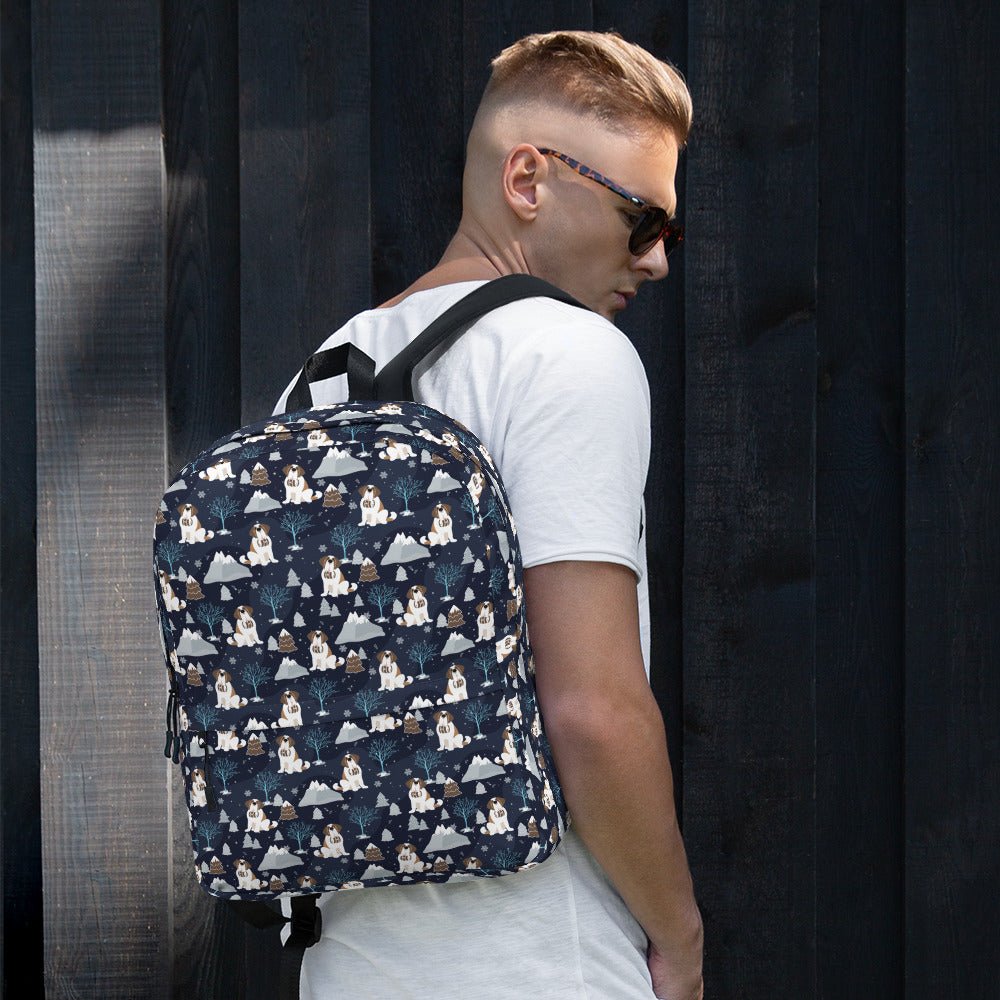 Alpine Chill Saint Bernard Backpack - Lucy + Norman