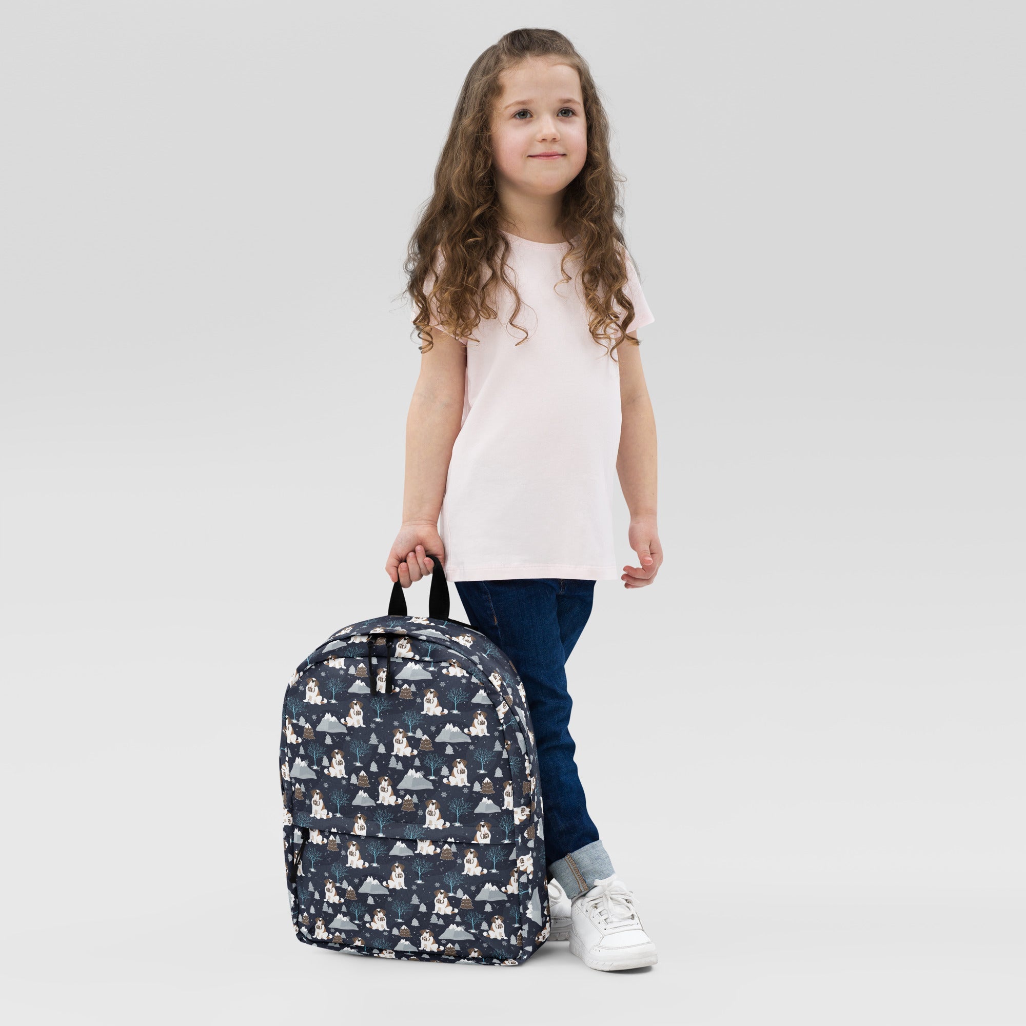 Alpine Chill Saint Bernard Backpack - Lucy + Norman