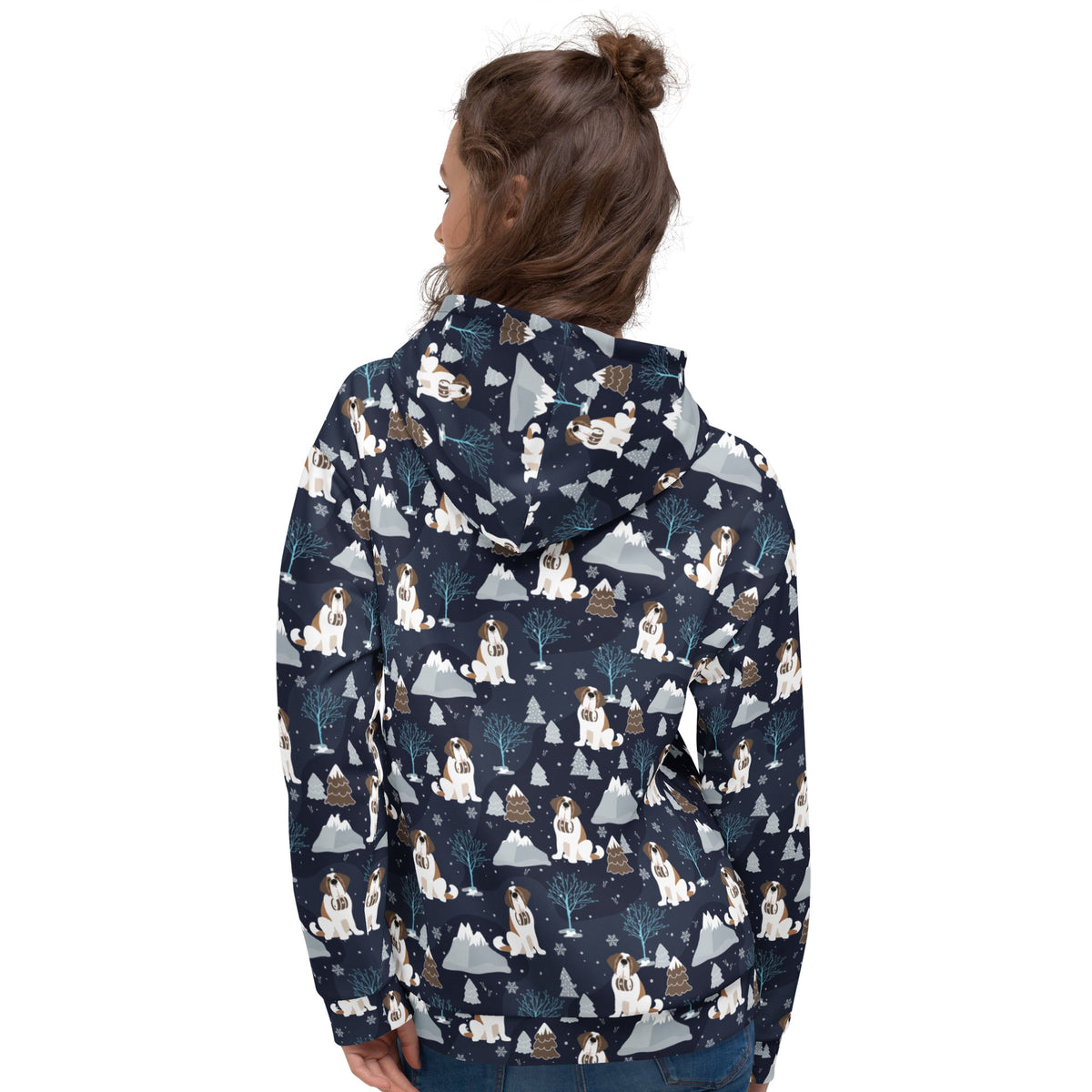 Alpine Chill Saint Bernard Hoodie - Lucy + Norman