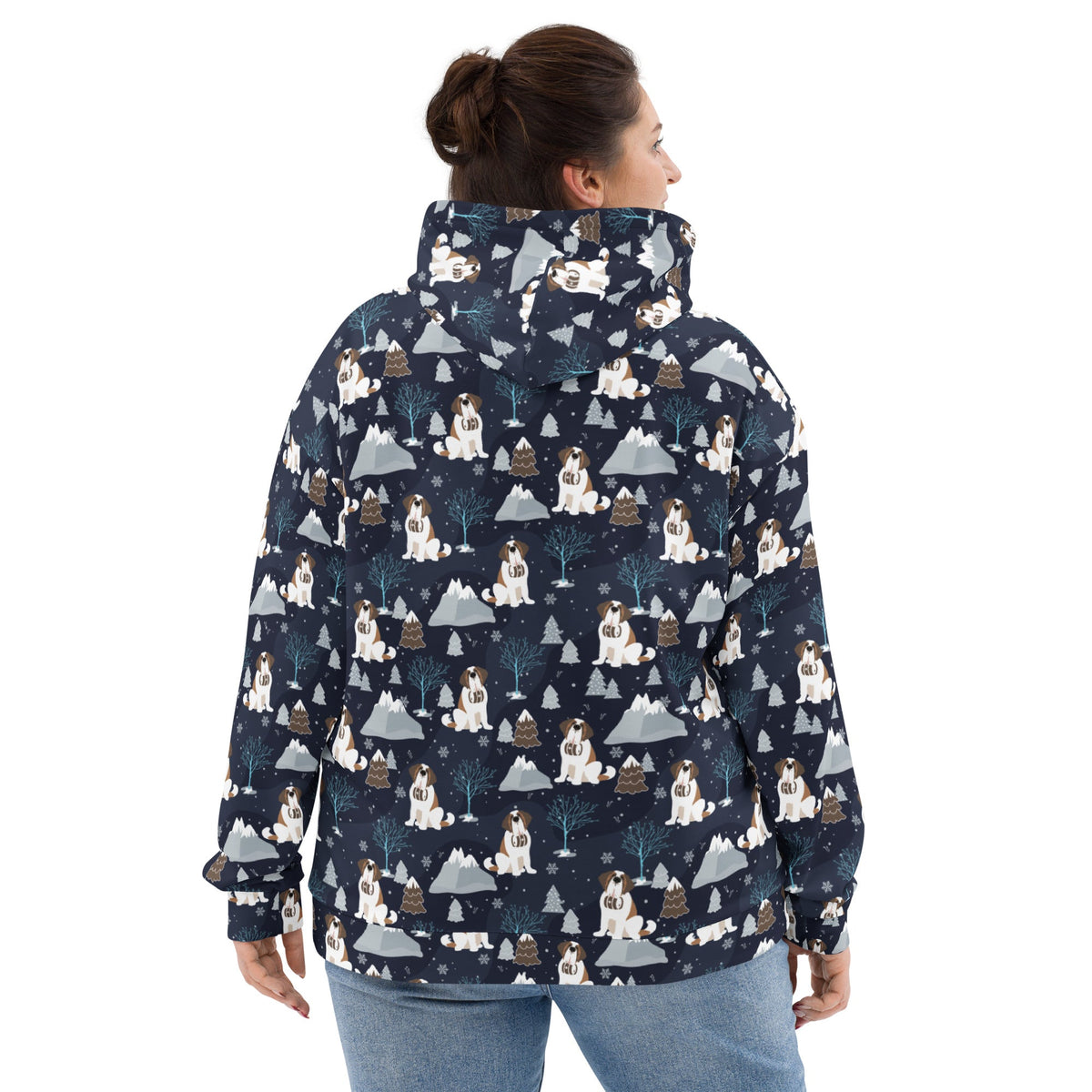 Alpine Chill Saint Bernard Hoodie - Lucy + Norman