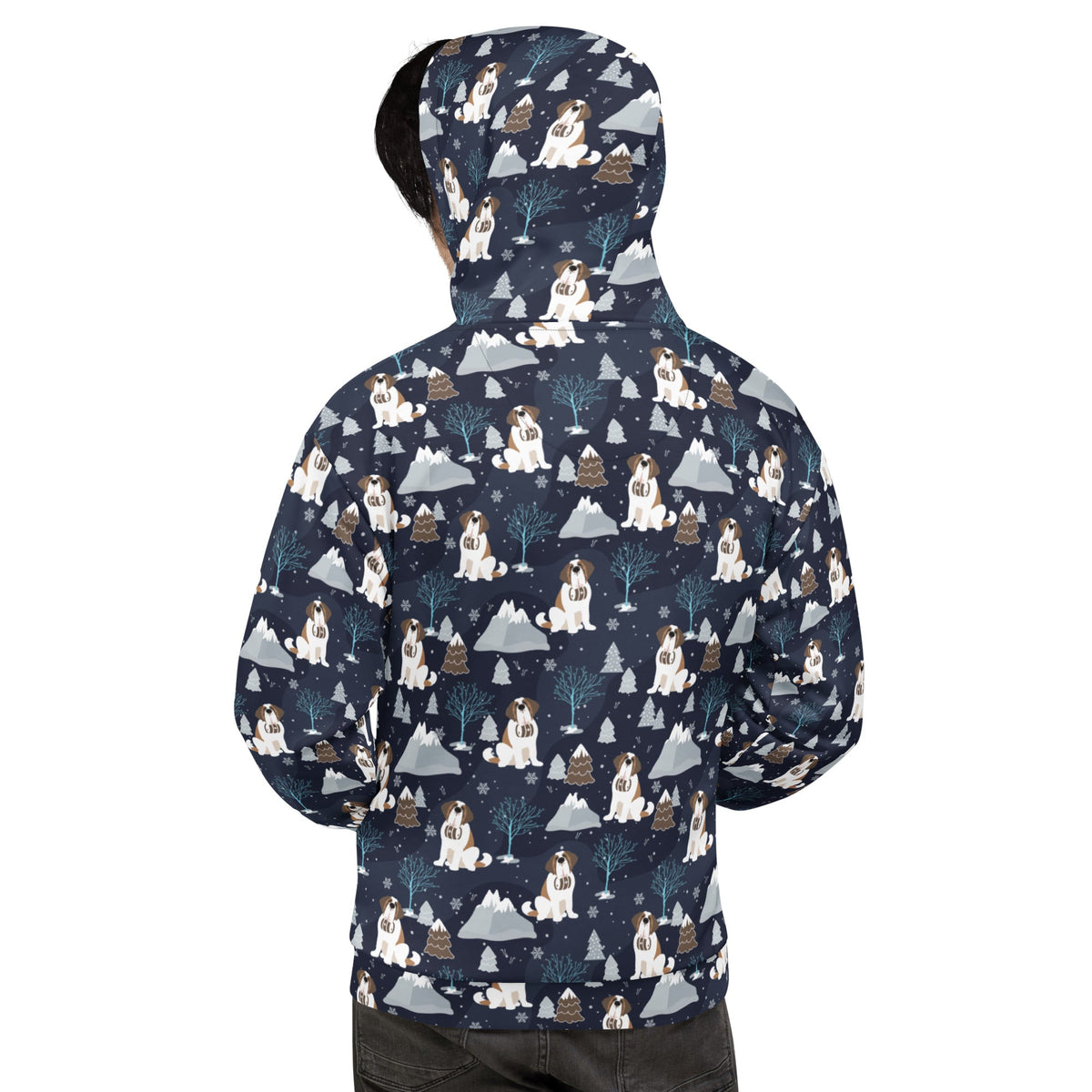 Alpine Chill Saint Bernard Hoodie - Lucy + Norman