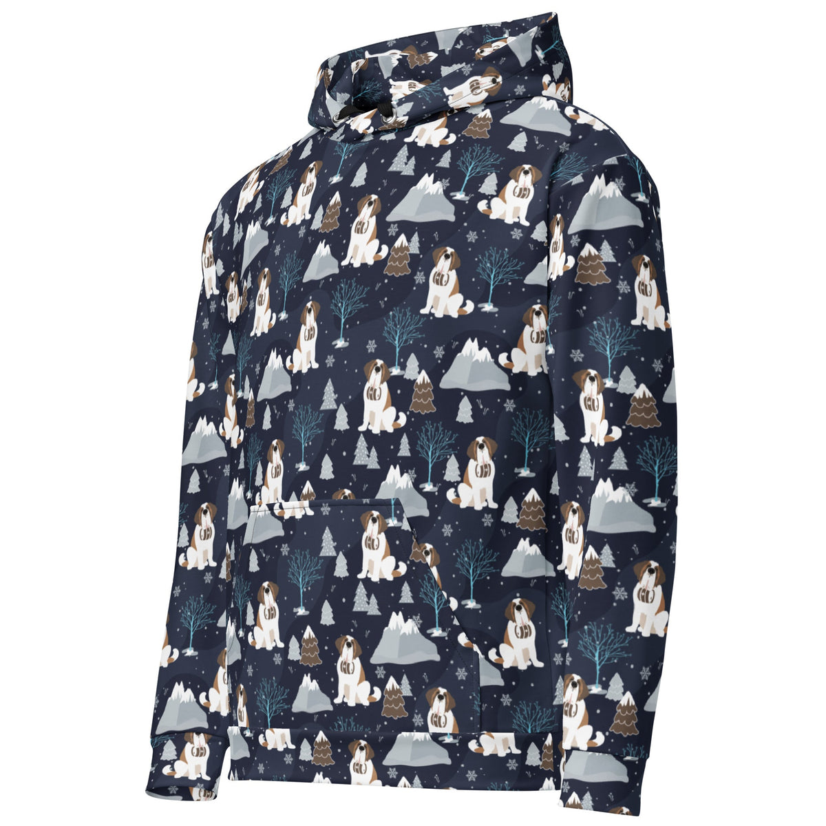 Alpine Chill Saint Bernard Hoodie - Lucy + Norman