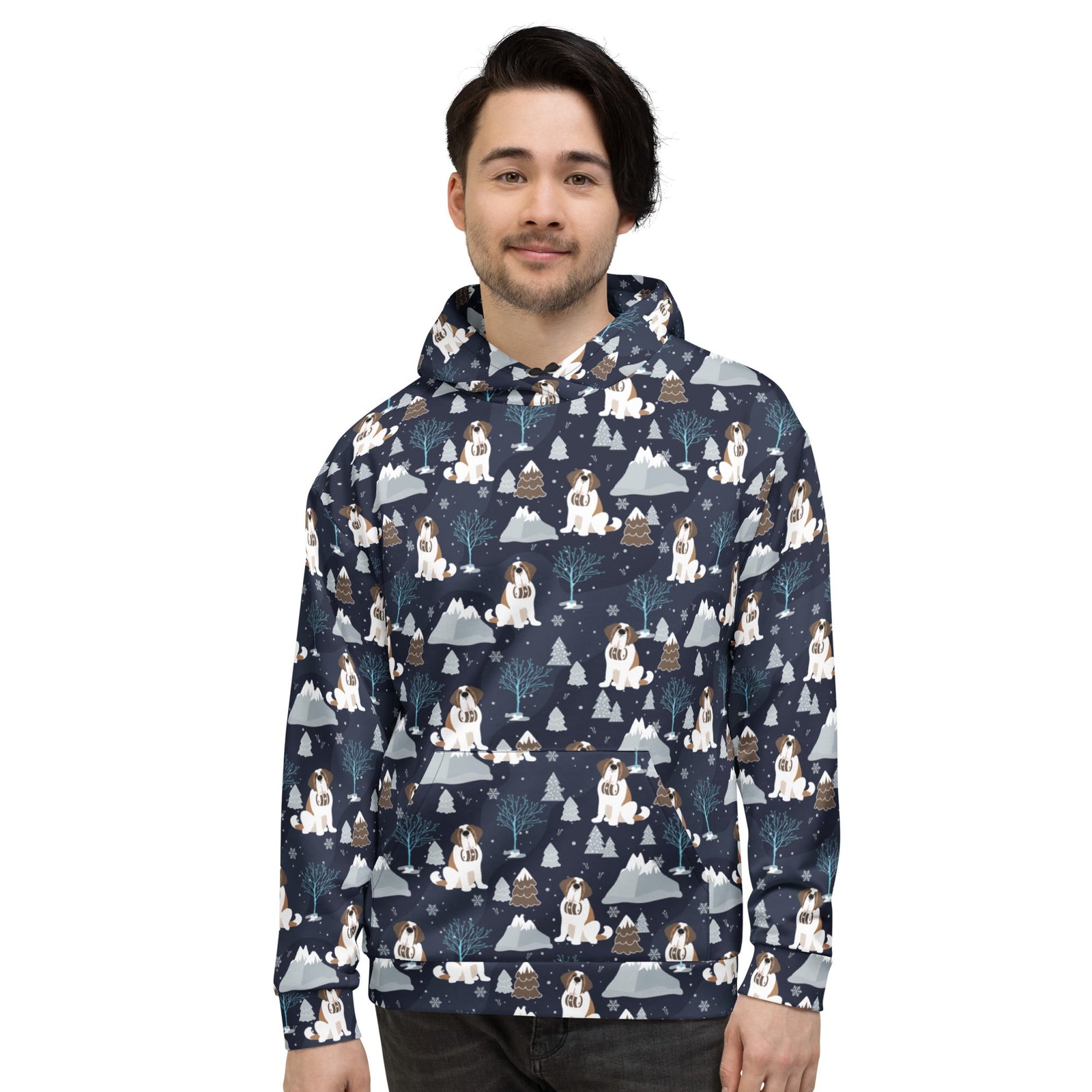 Alpine Chill Saint Bernard Hoodie - Lucy + Norman