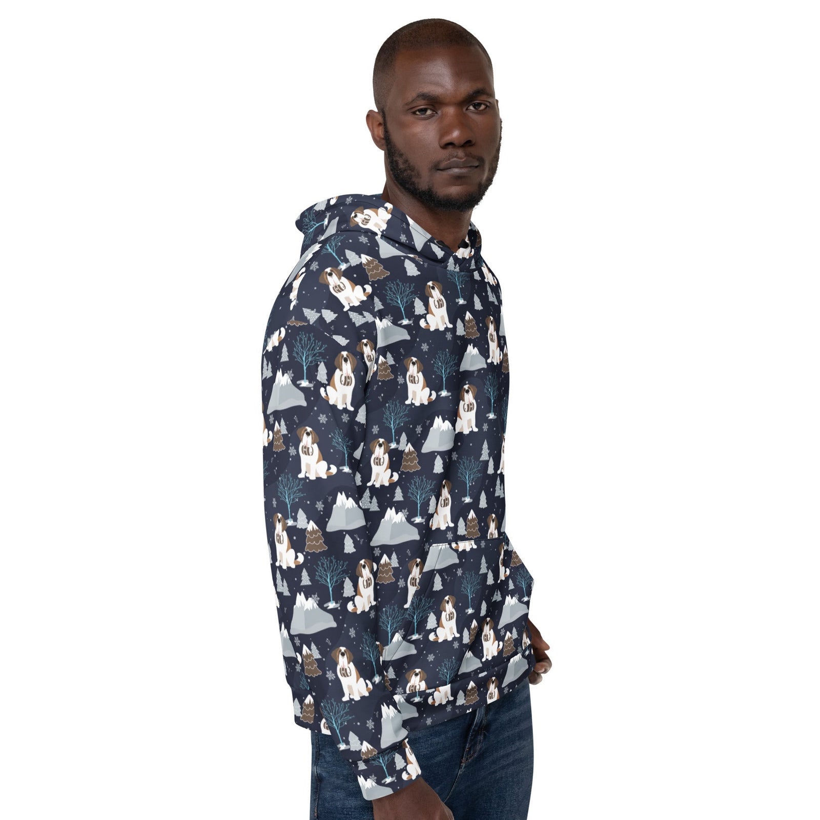 Alpine Chill Saint Bernard Hoodie - Lucy + Norman