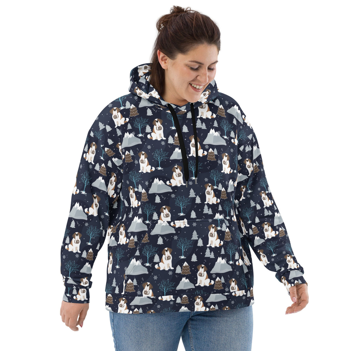 Alpine Chill Saint Bernard Hoodie - Lucy + Norman
