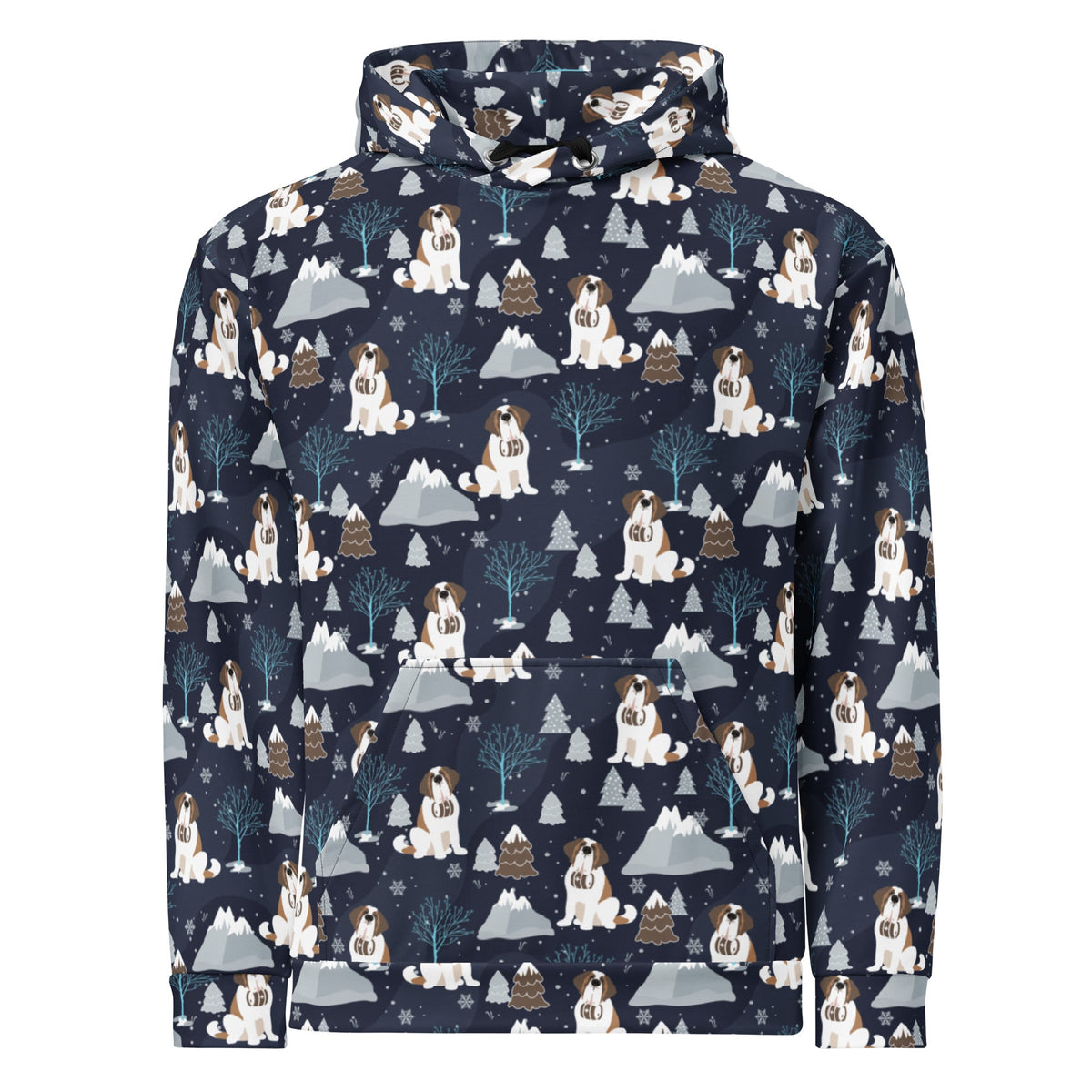 Alpine Chill Saint Bernard Hoodie - Lucy + Norman
