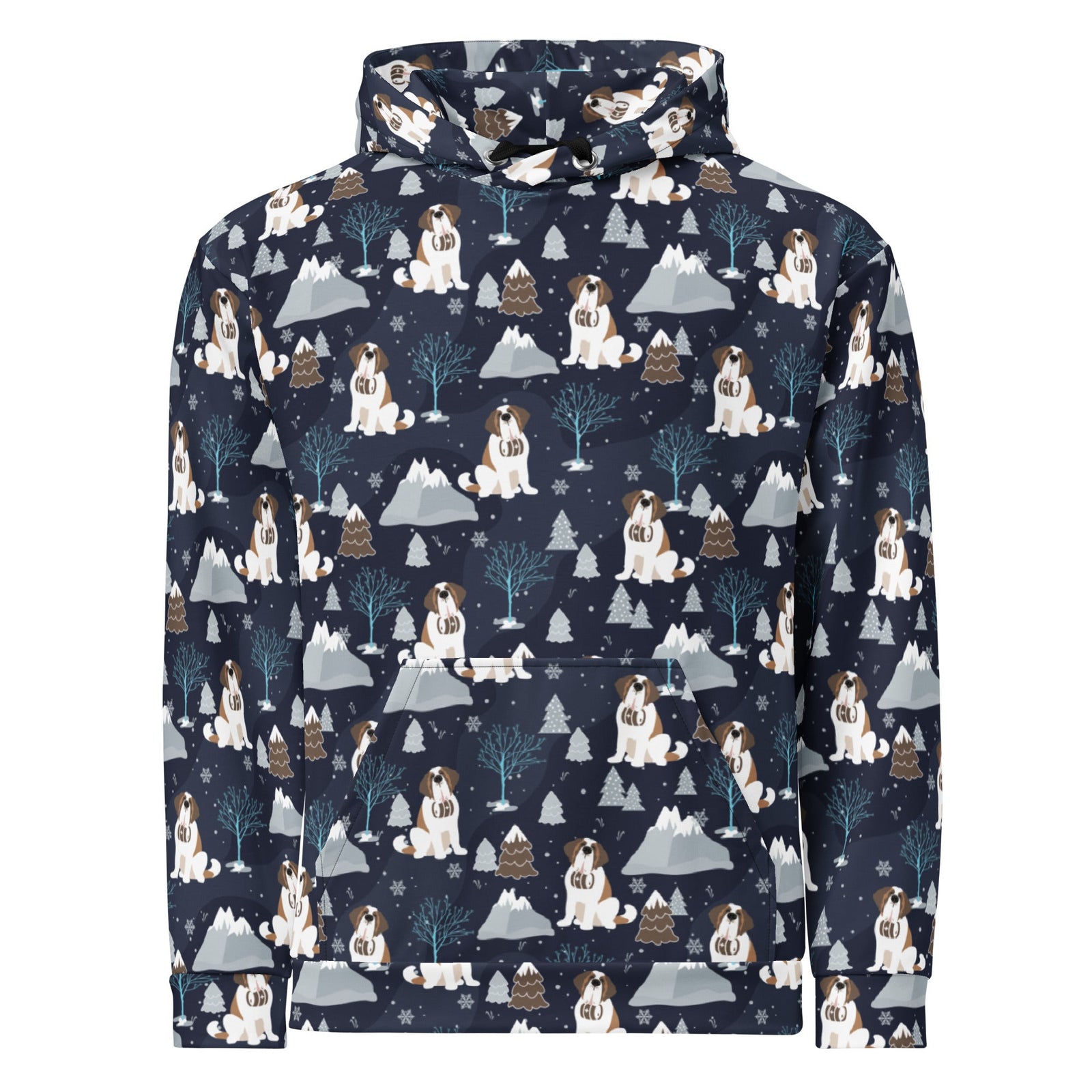 Alpine Chill Saint Bernard Hoodie - Lucy + Norman