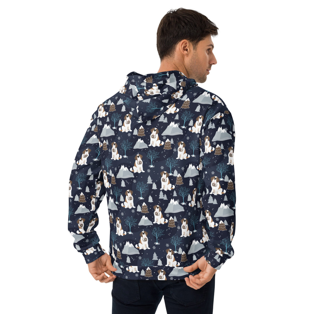 Alpine Chill Saint Bernard Hoodie - Lucy + Norman