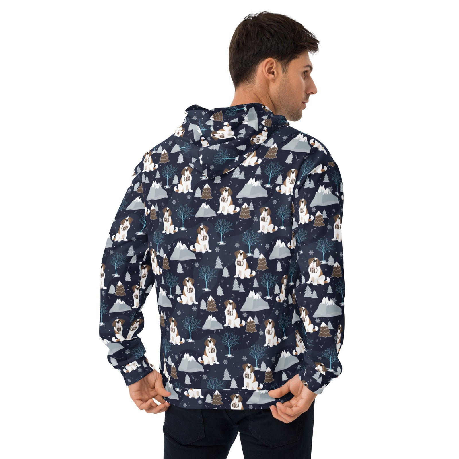 Alpine Chill Saint Bernard Hoodie - Lucy + Norman