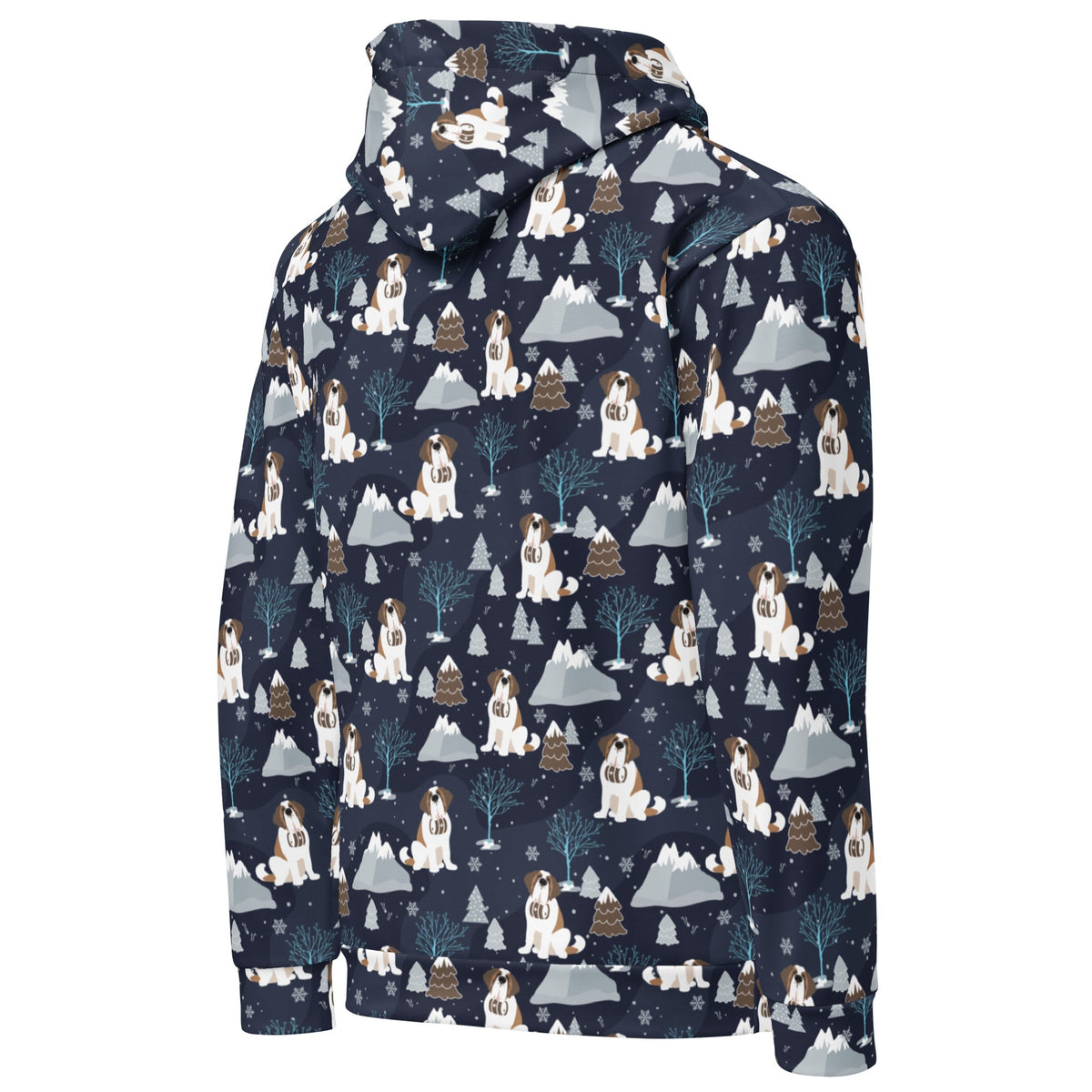 Alpine Chill Saint Bernard Hoodie - Lucy + Norman