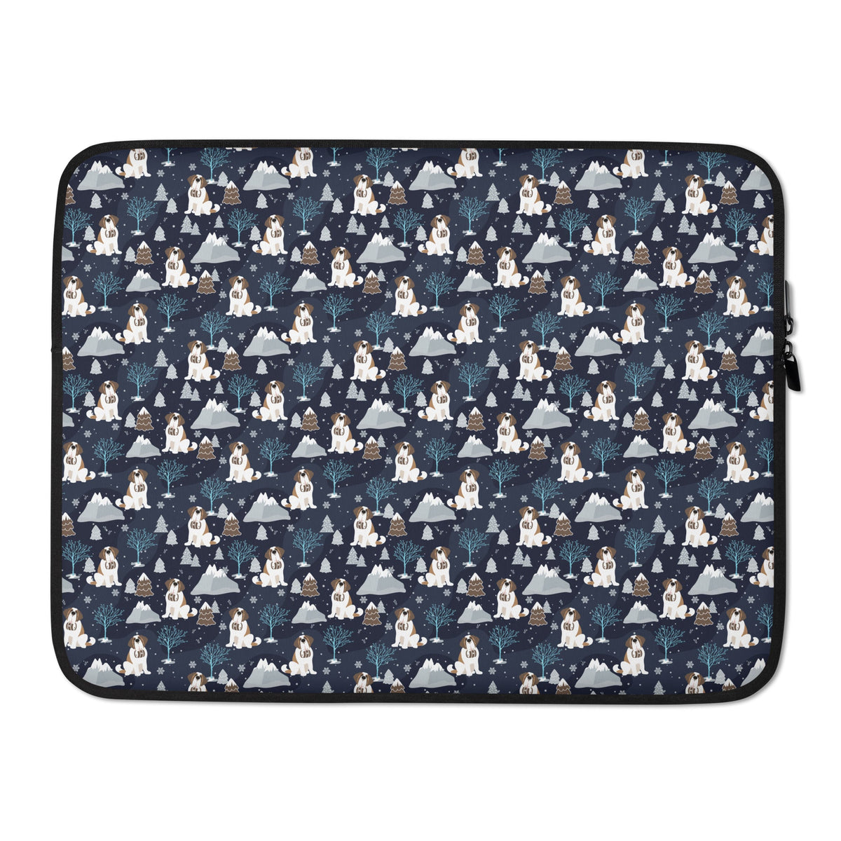 Alpine Chill Saint Bernard Laptop Sleeve - Lucy + Norman