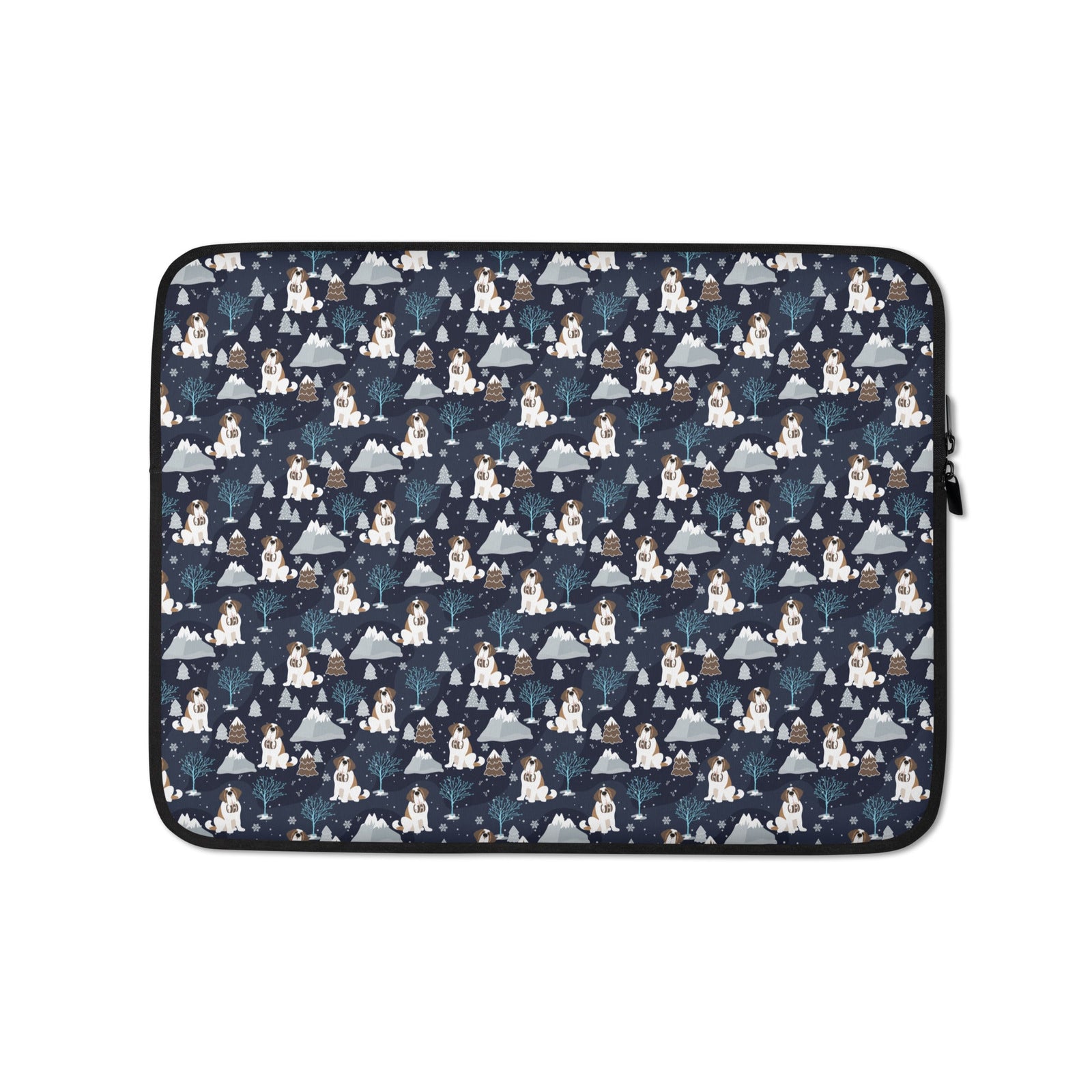 Alpine Chill Saint Bernard Laptop Sleeve - Lucy + Norman