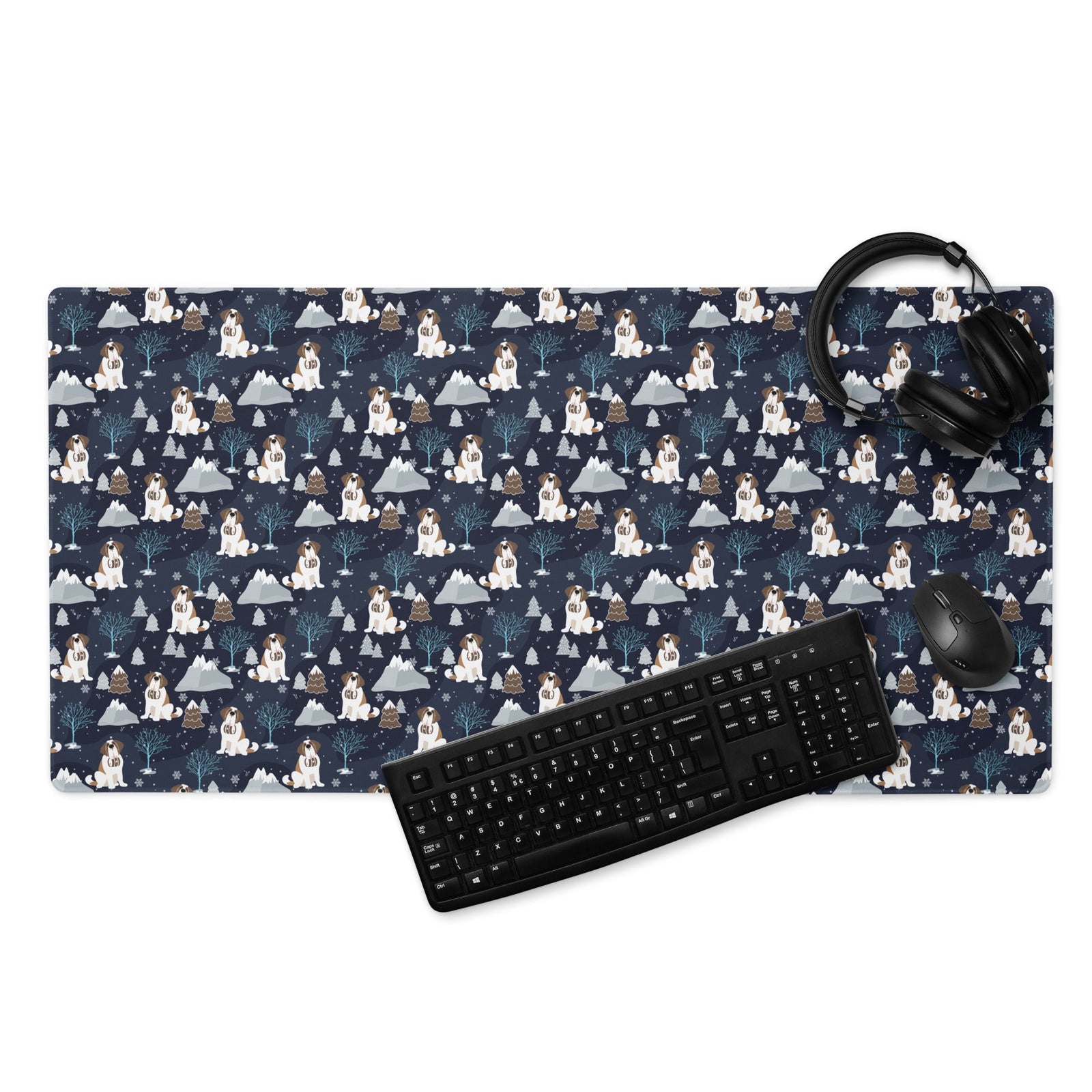 Alpine Chill St Bernard XL Desk Mat - Lucy + Norman