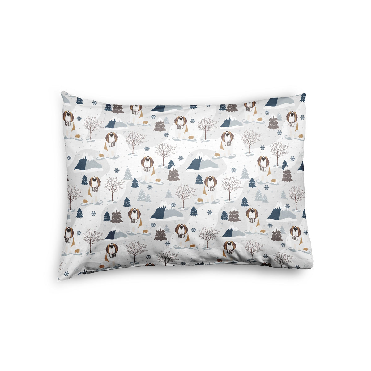 Alpine Mountain St Bernard Pillowcase Sleeve - Lucy + Norman
