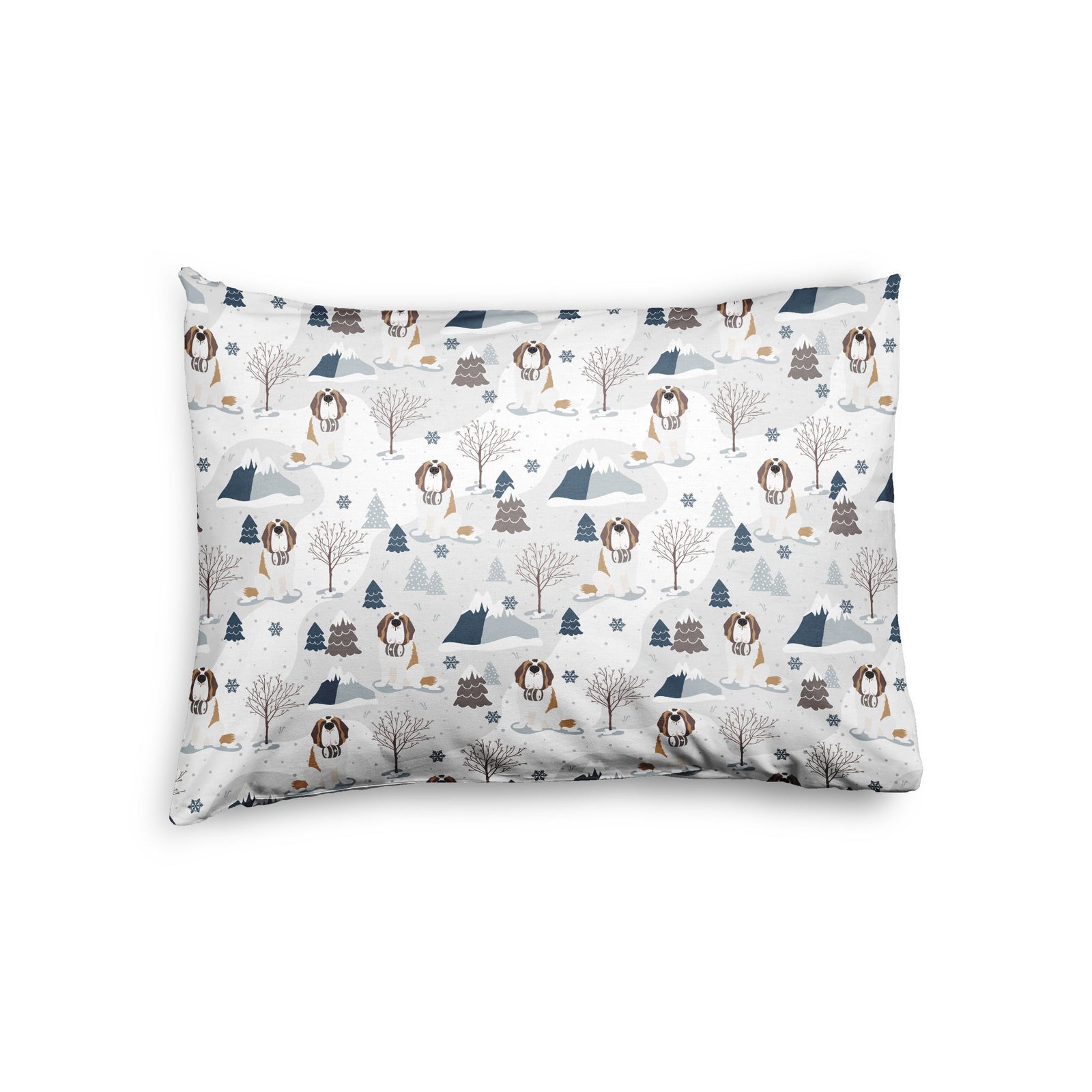 Alpine Mountain St Bernard Pillowcase Sleeve - Lucy + Norman
