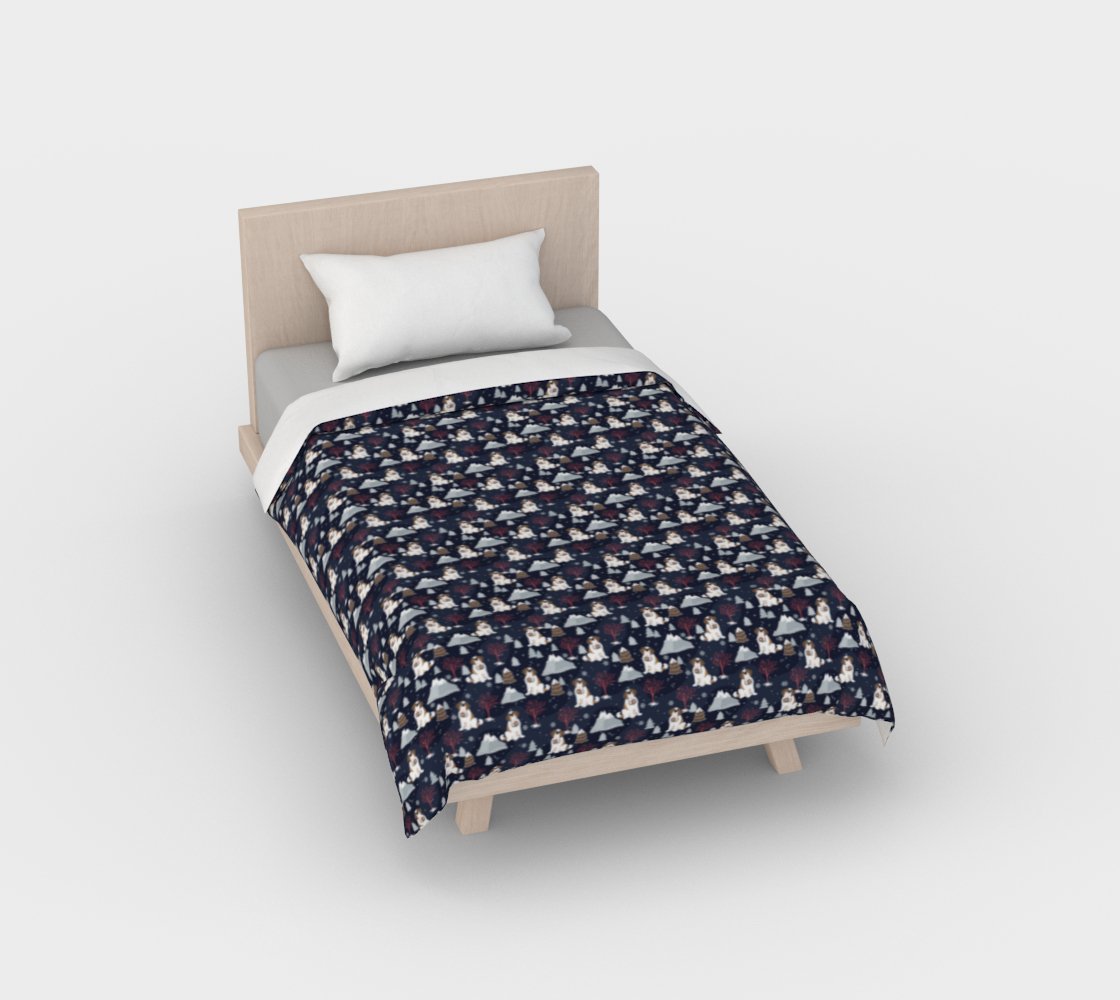 Alpine Night Duvet Cover - Lucy + Norman