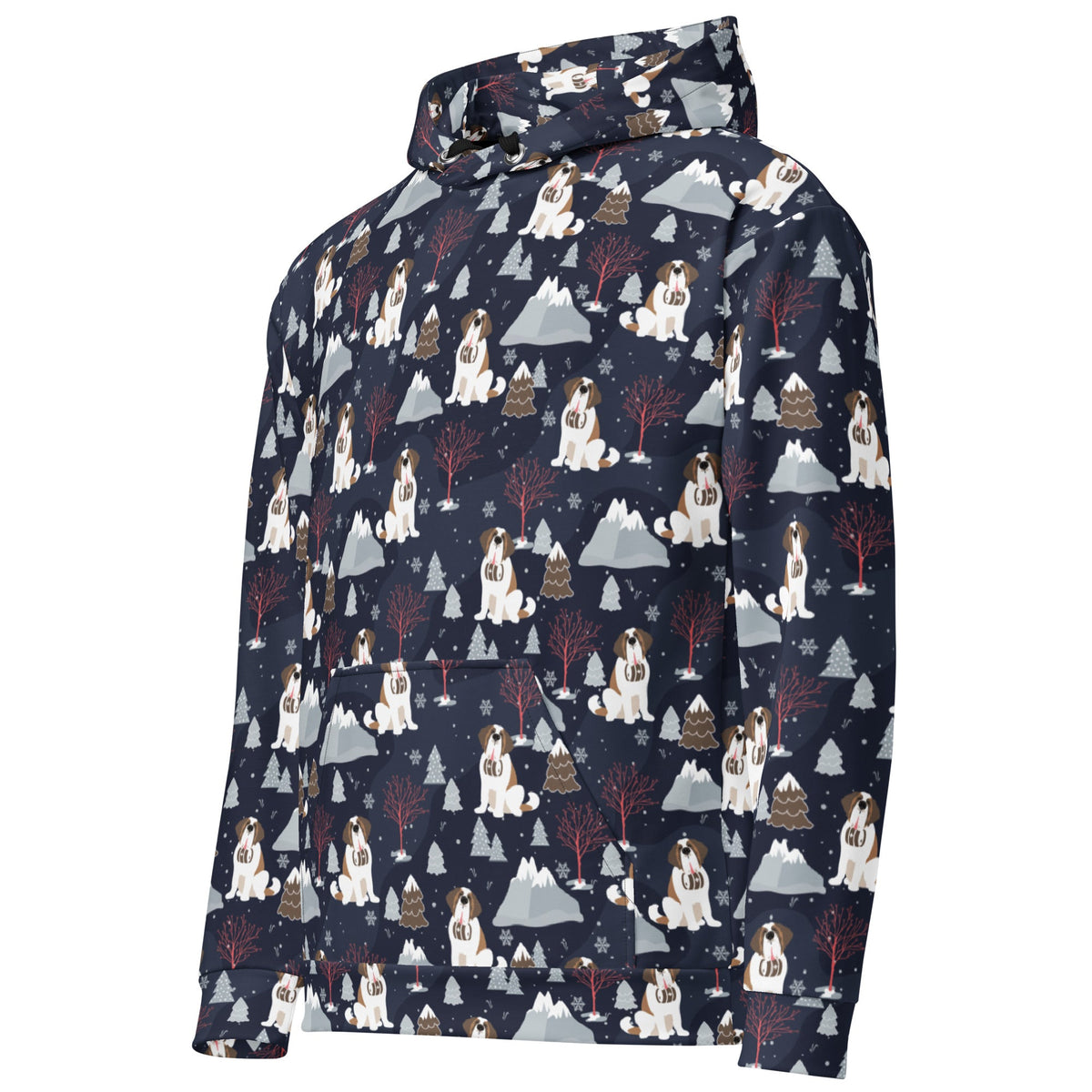 Alpine Night Saint Bernard Hoodie - Lucy + Norman