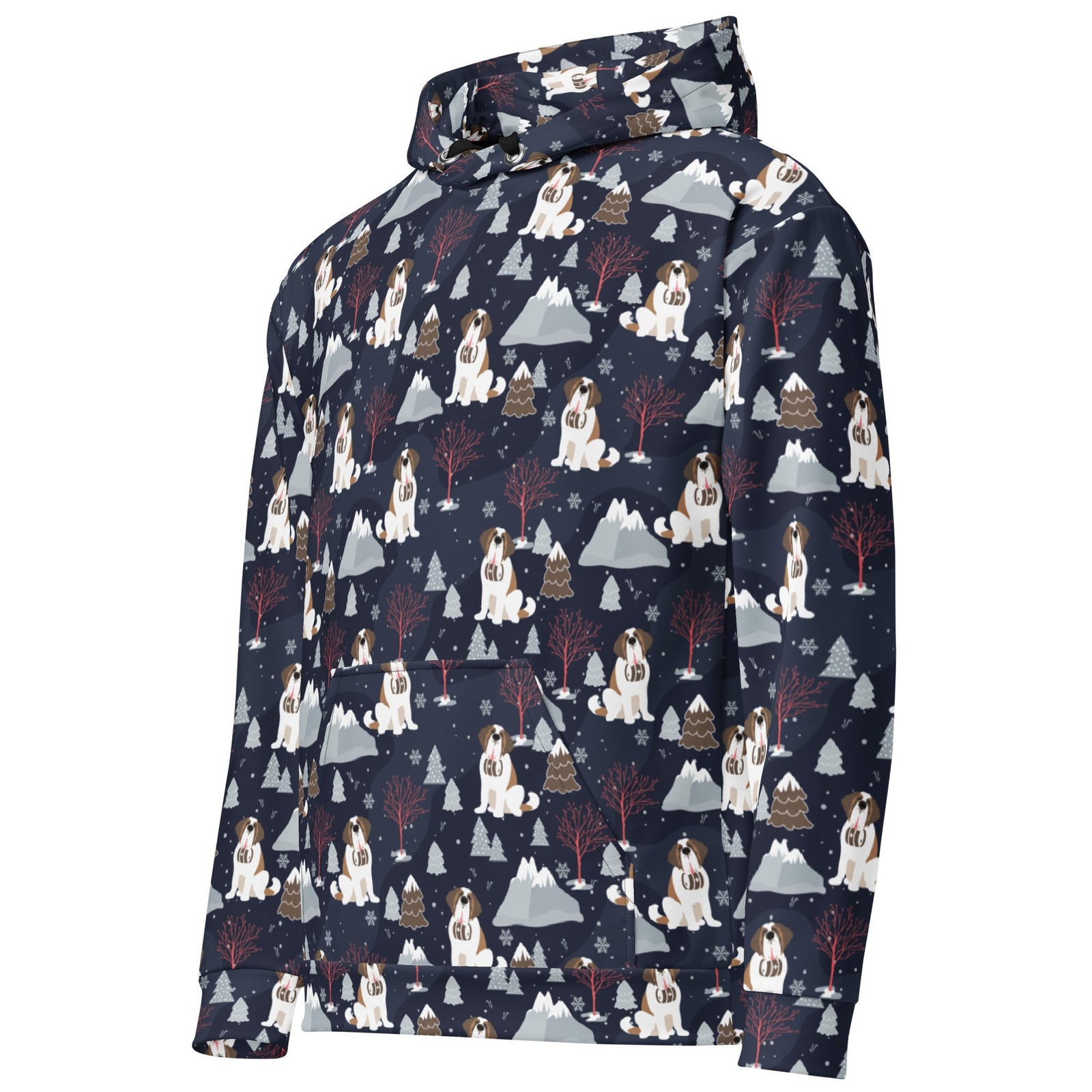 Alpine Night Saint Bernard Hoodie - Lucy + Norman