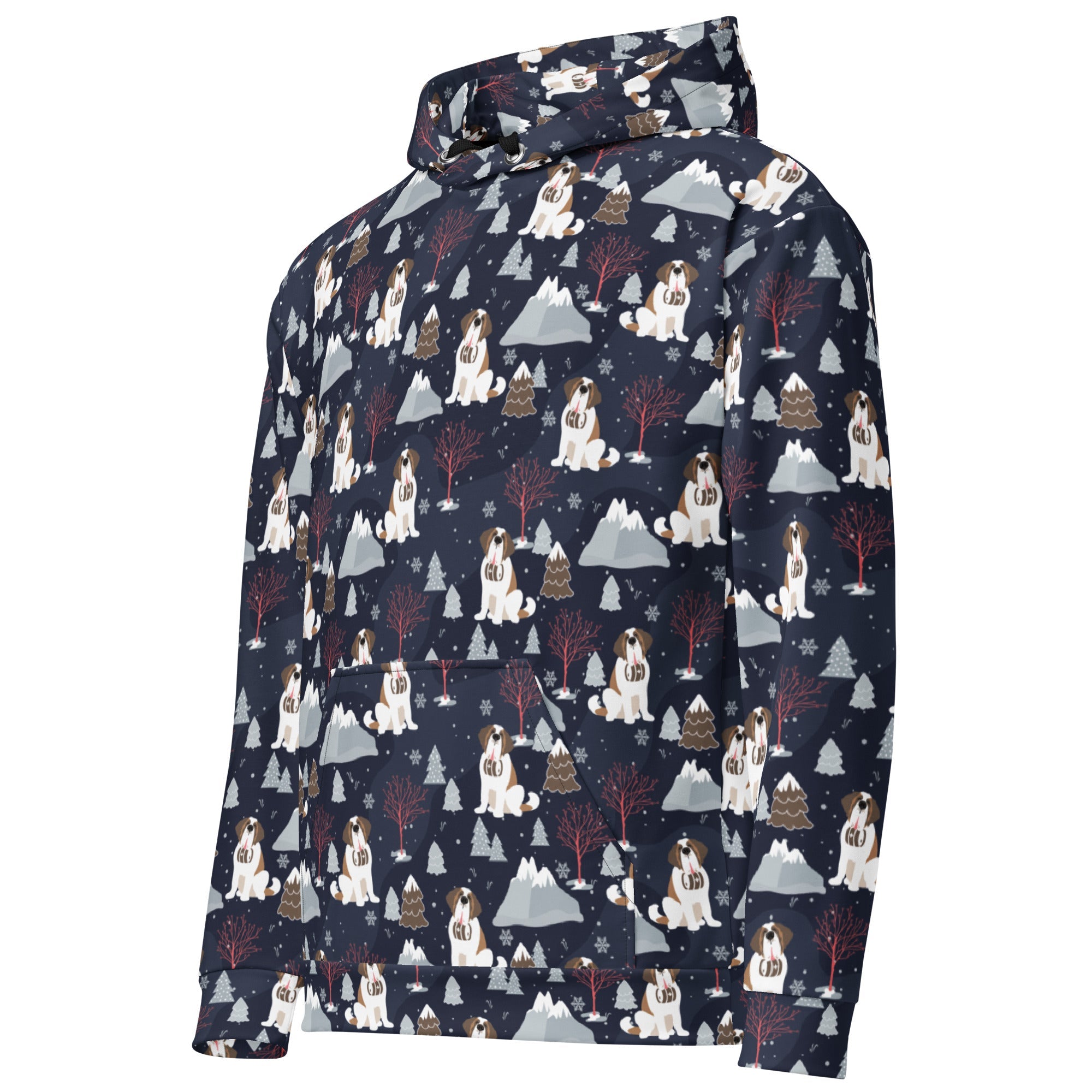 Alpine Night Saint Bernard Hoodie - Lucy + Norman