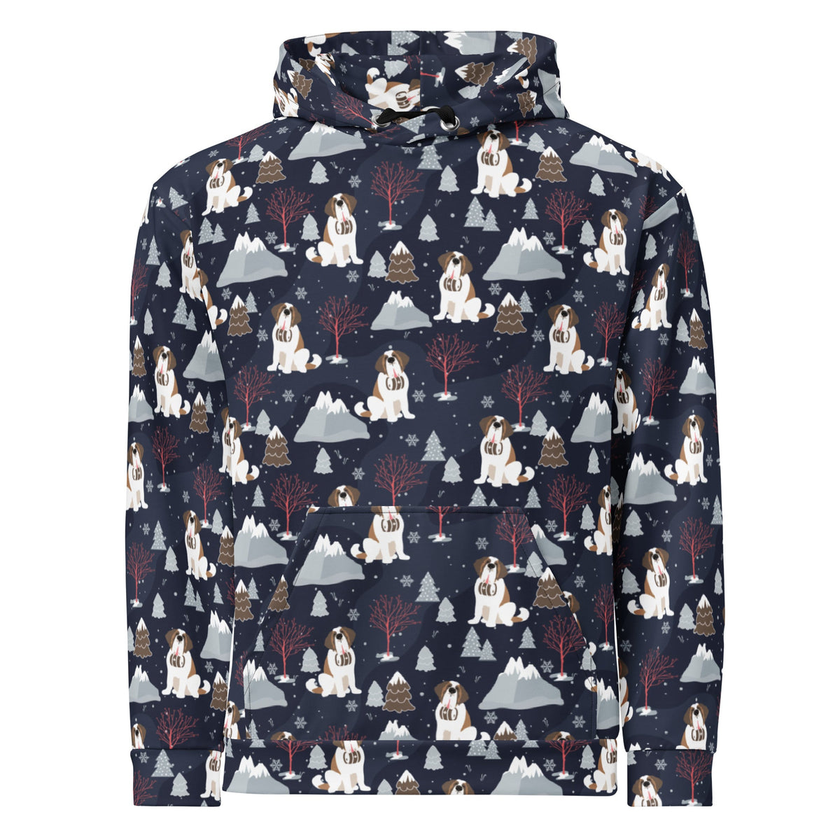 Alpine Night Saint Bernard Hoodie - Lucy + Norman
