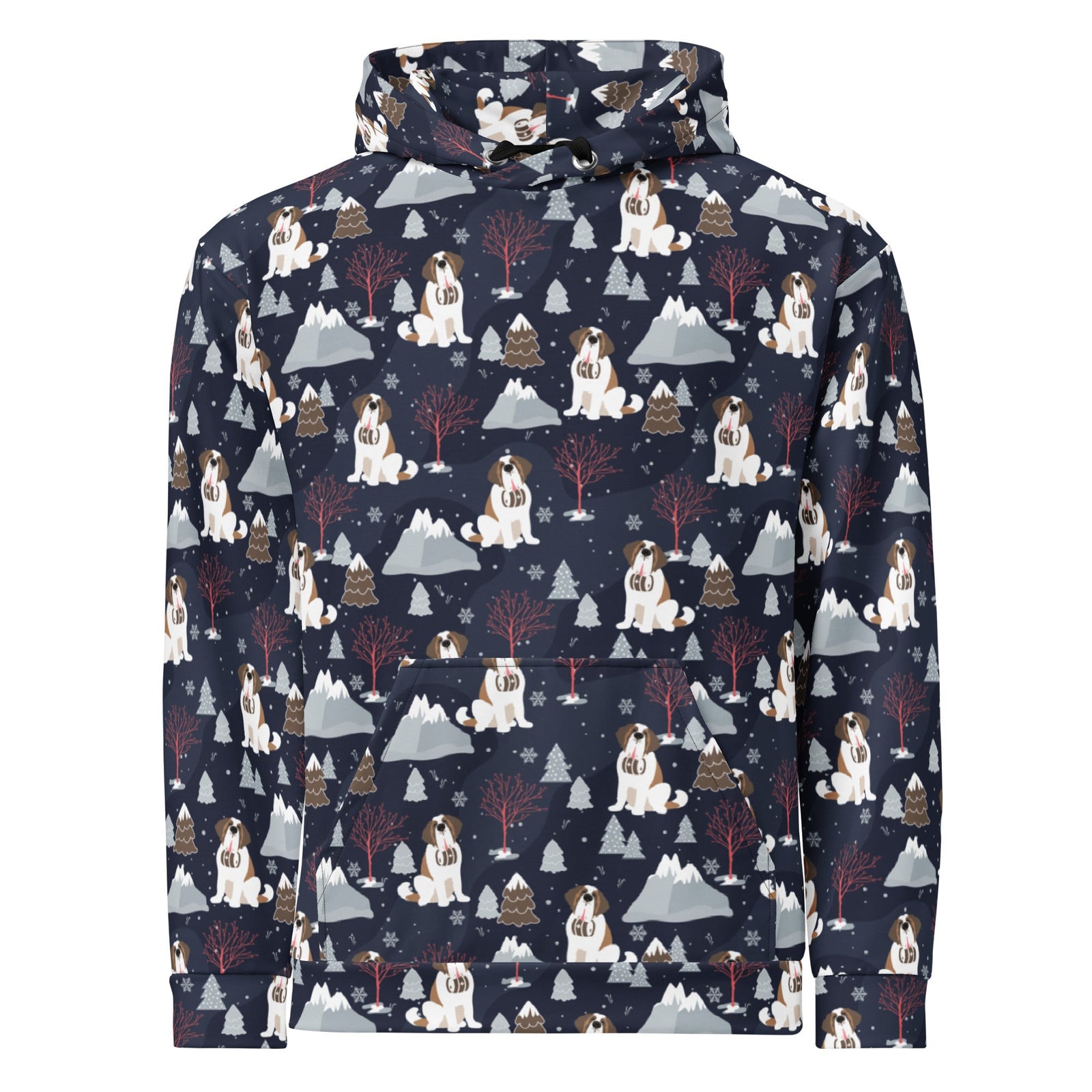 Alpine Night Saint Bernard Hoodie - Lucy + Norman