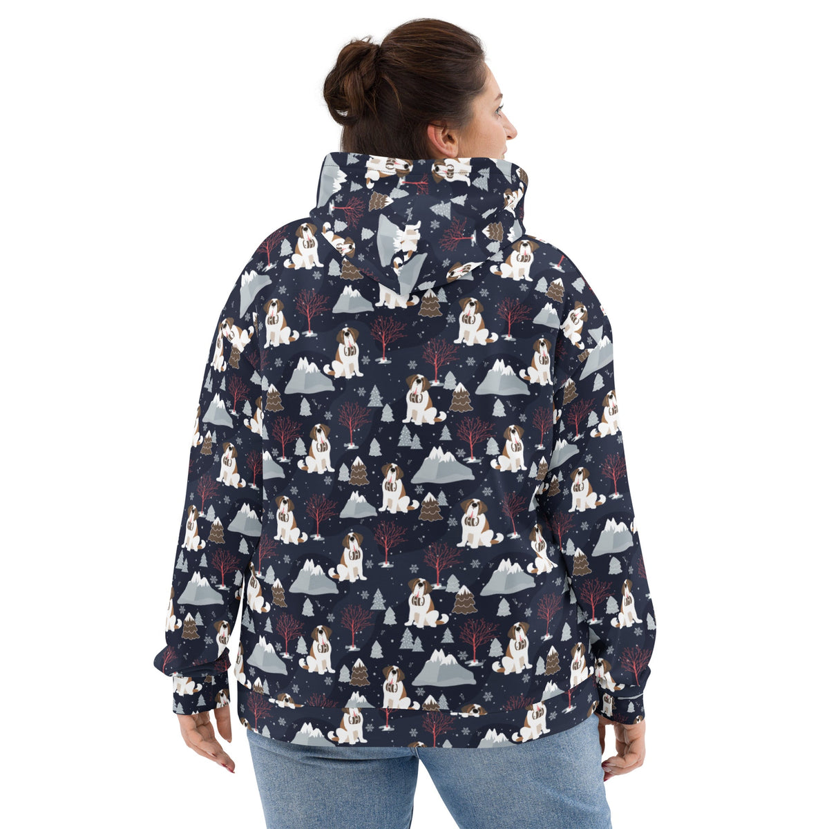 Alpine Night Saint Bernard Hoodie - Lucy + Norman
